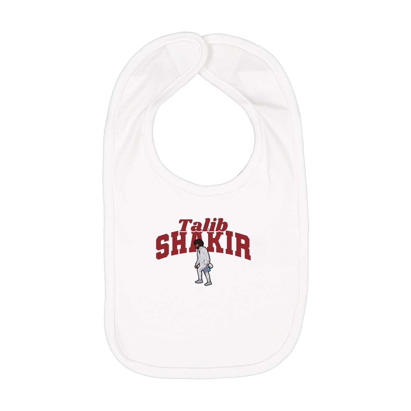 Infant Bib — Signature Arch in White