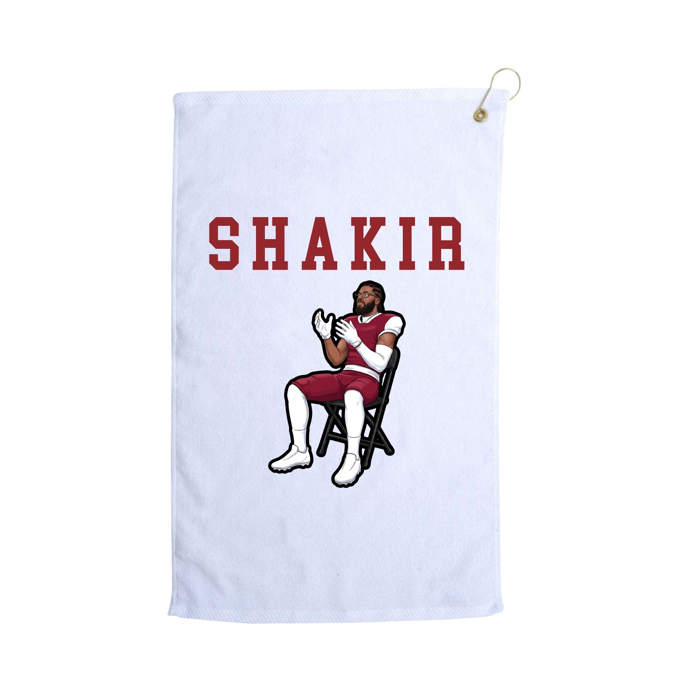 Golf Towel — Shirsey in White