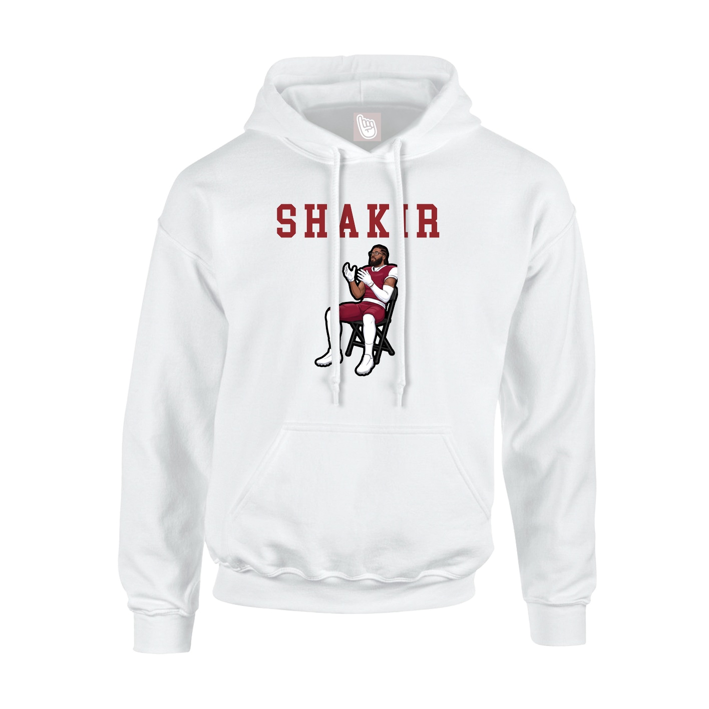 Hoodie — Shirsey in White