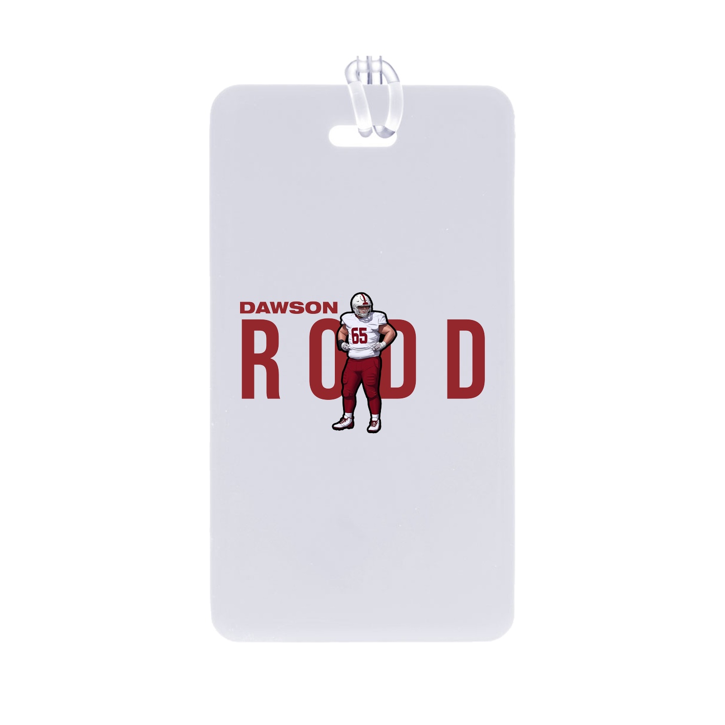 Bag Tag — Player Name in Classic