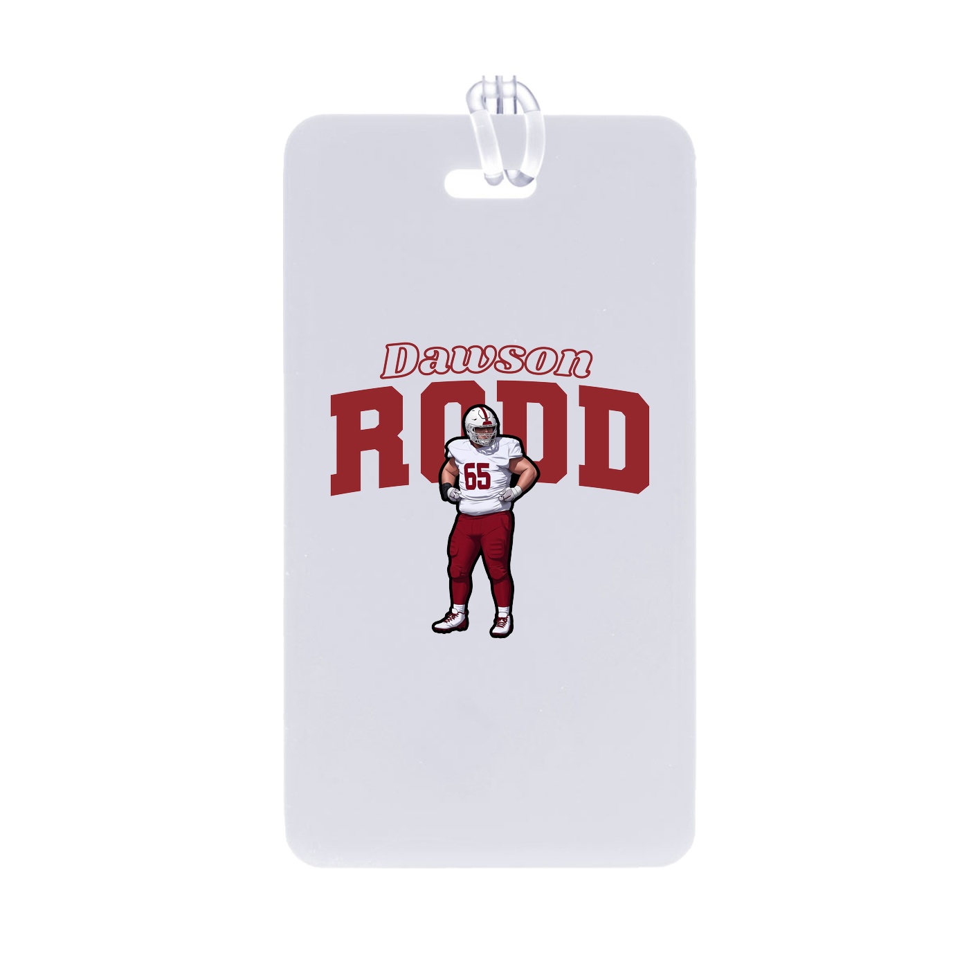 Bag Tag — Name Arch in Classic