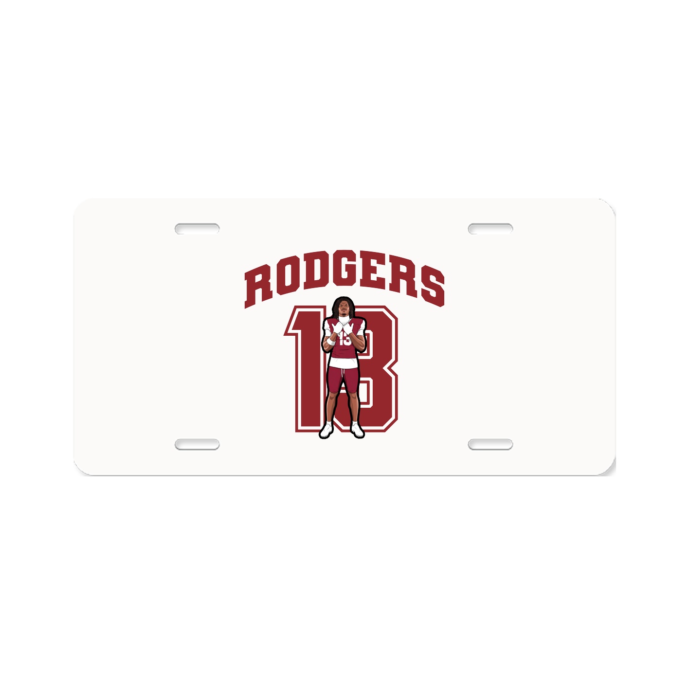 License Plate — Number in Classic