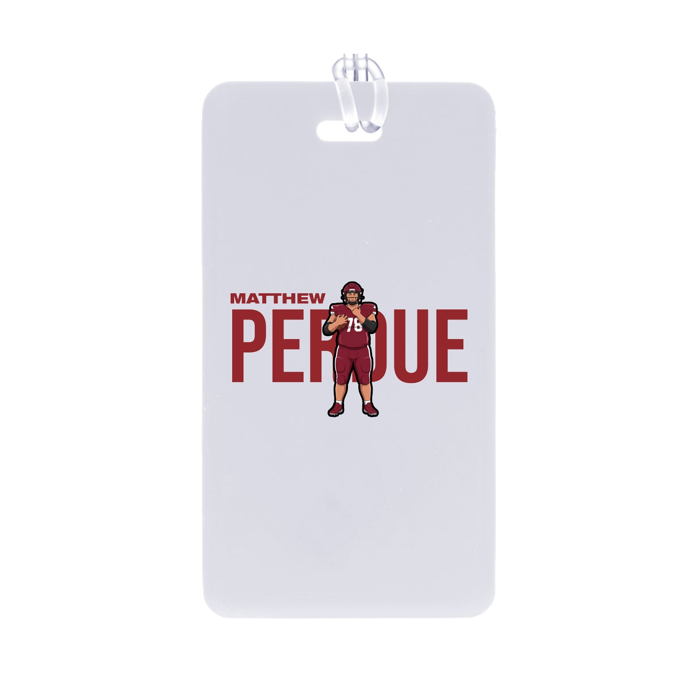 Bag Tag — Player Name in Classic