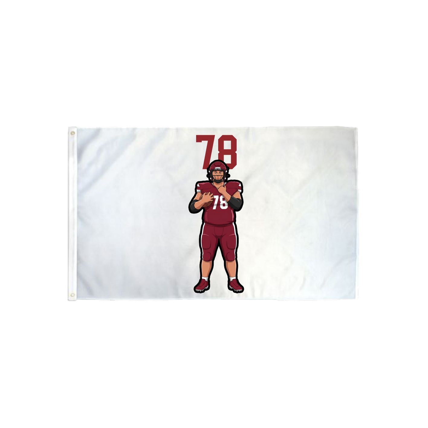 3x5 Flag — Number Top in Classic