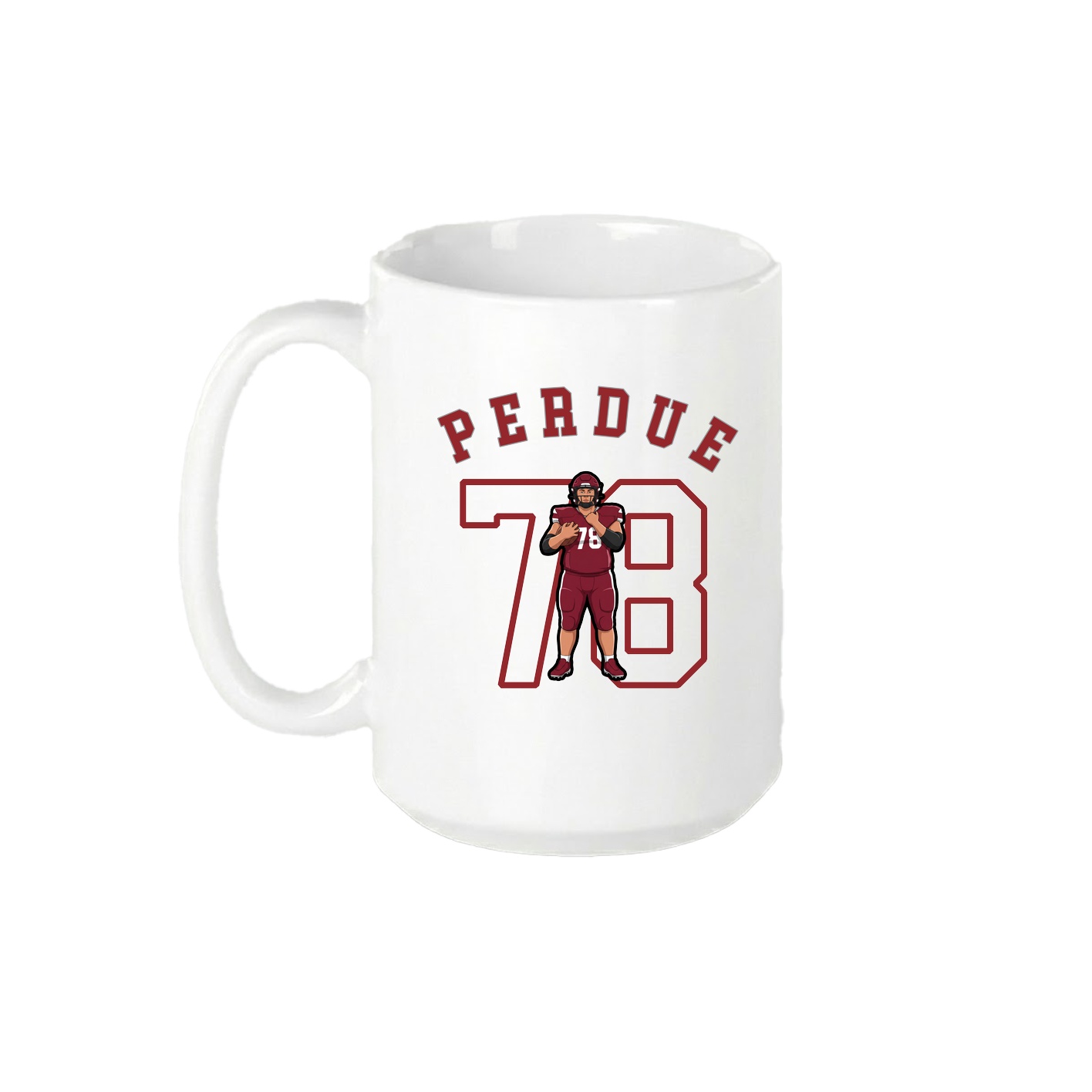 15oz Coffee Mug — Shirsey Arch in White