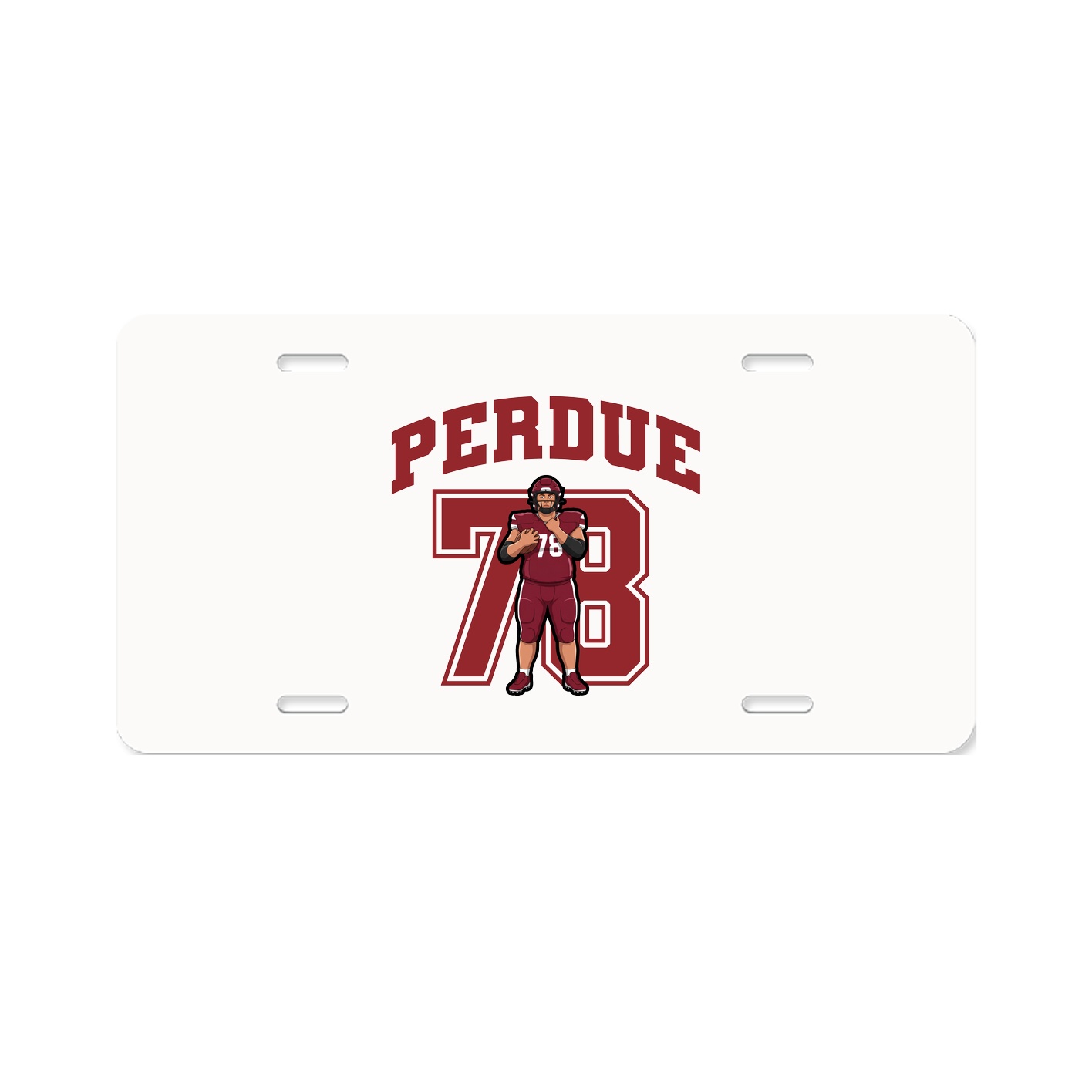 License Plate — Number in Classic
