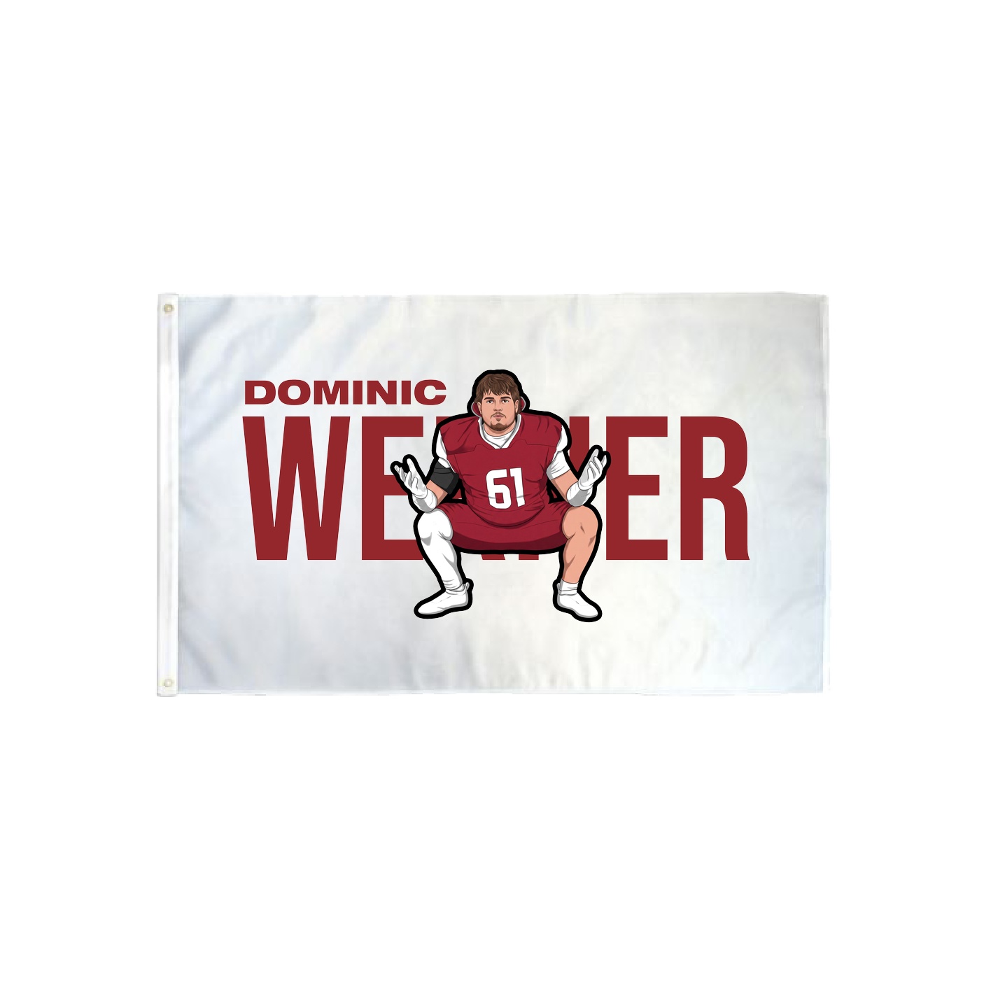 3x5 Flag — Player Name in Classic