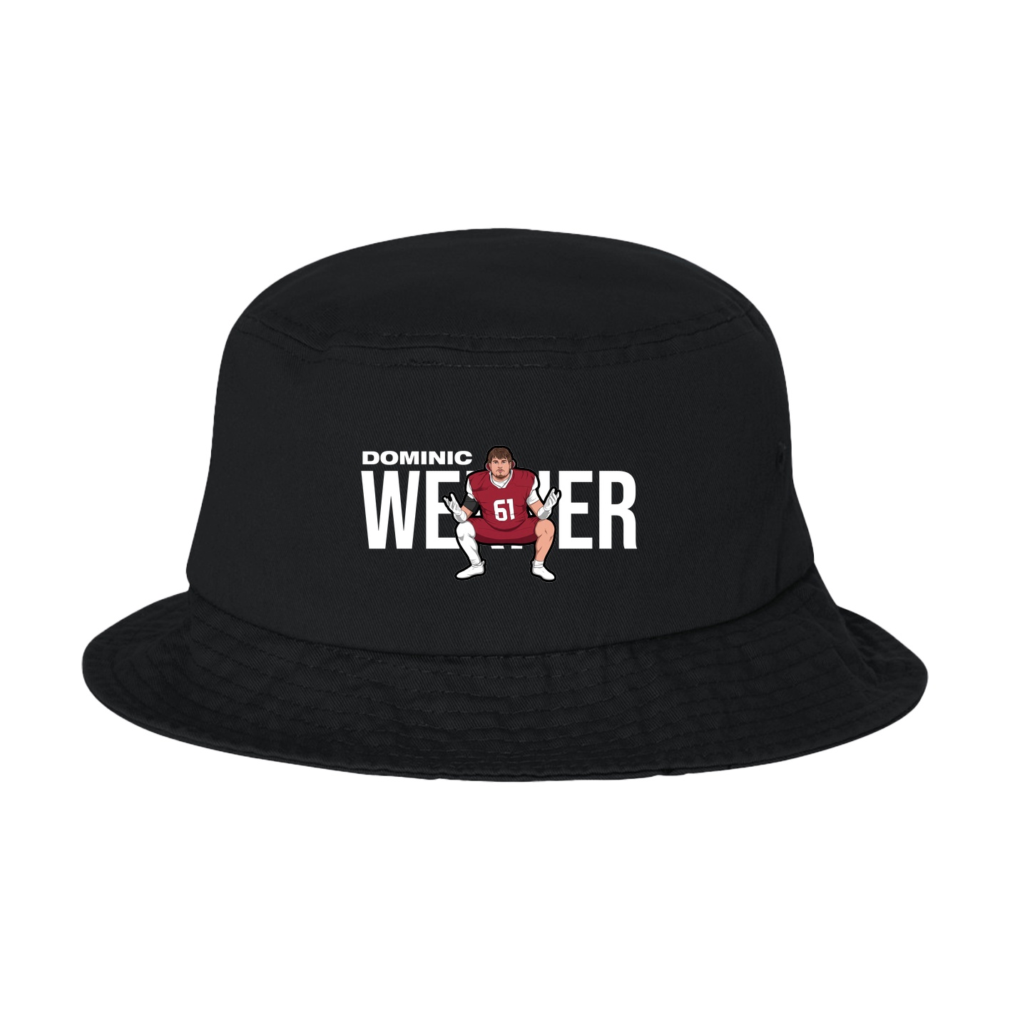 Bucket Cap — Player Name in Black