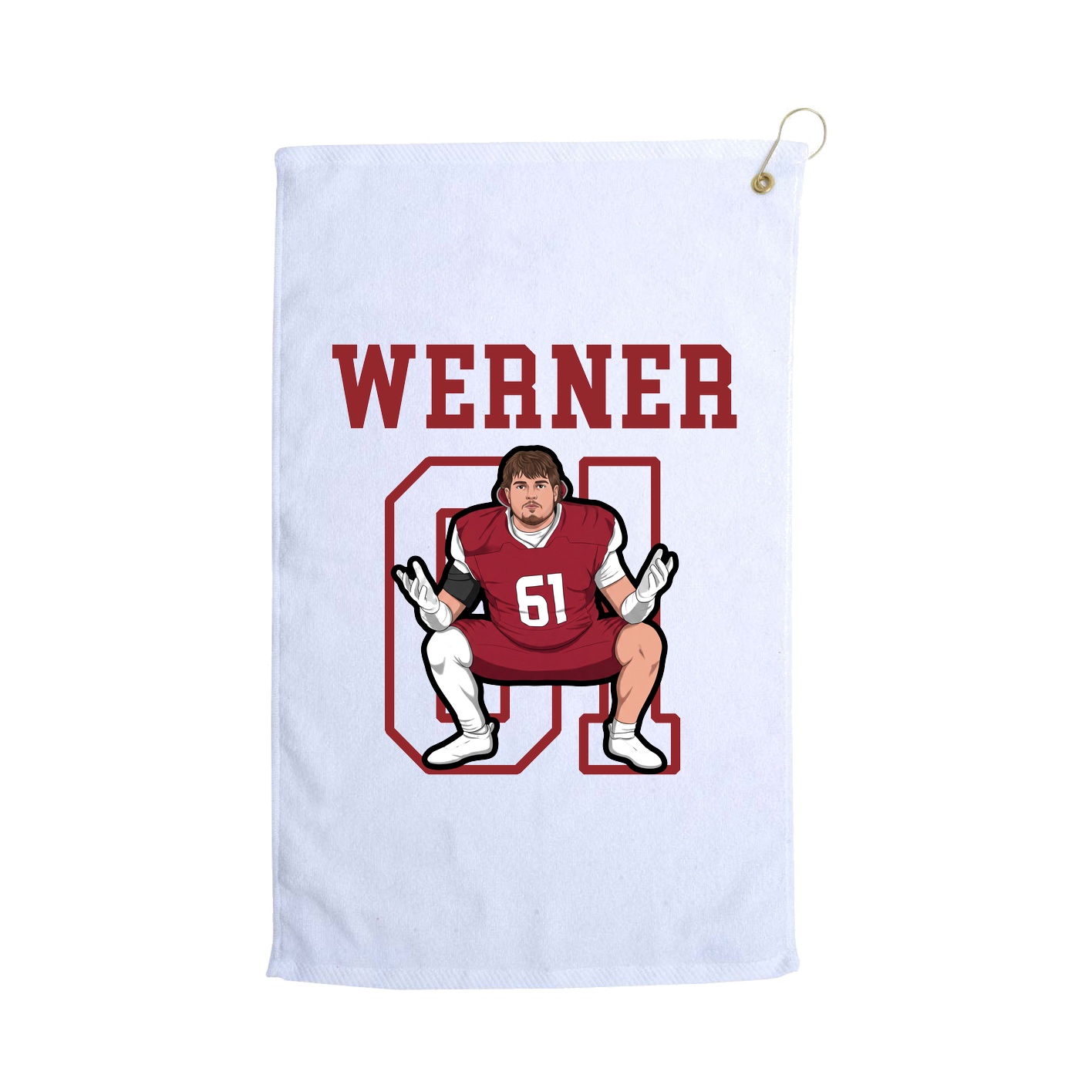 Golf Towel — Shirsey in White