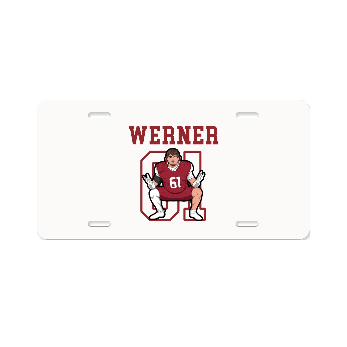 License Plate — Shirsey in Classic