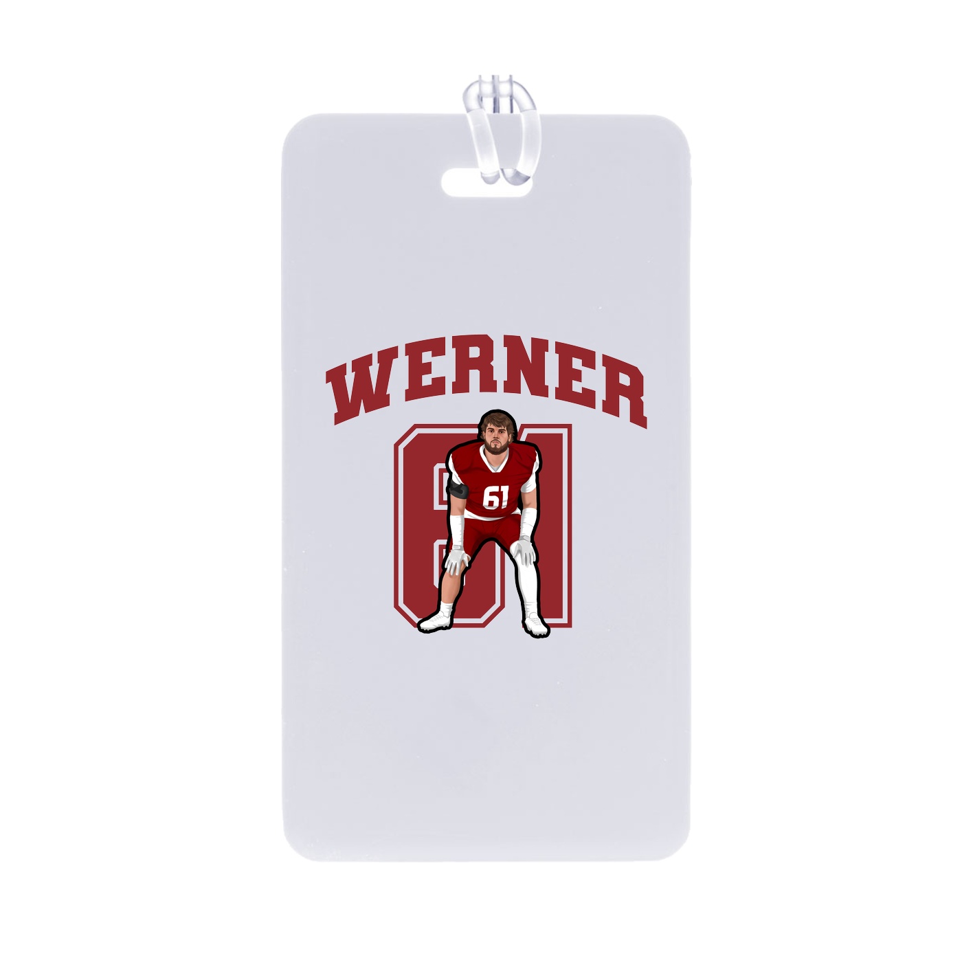 Bag Tag — Number in Classic