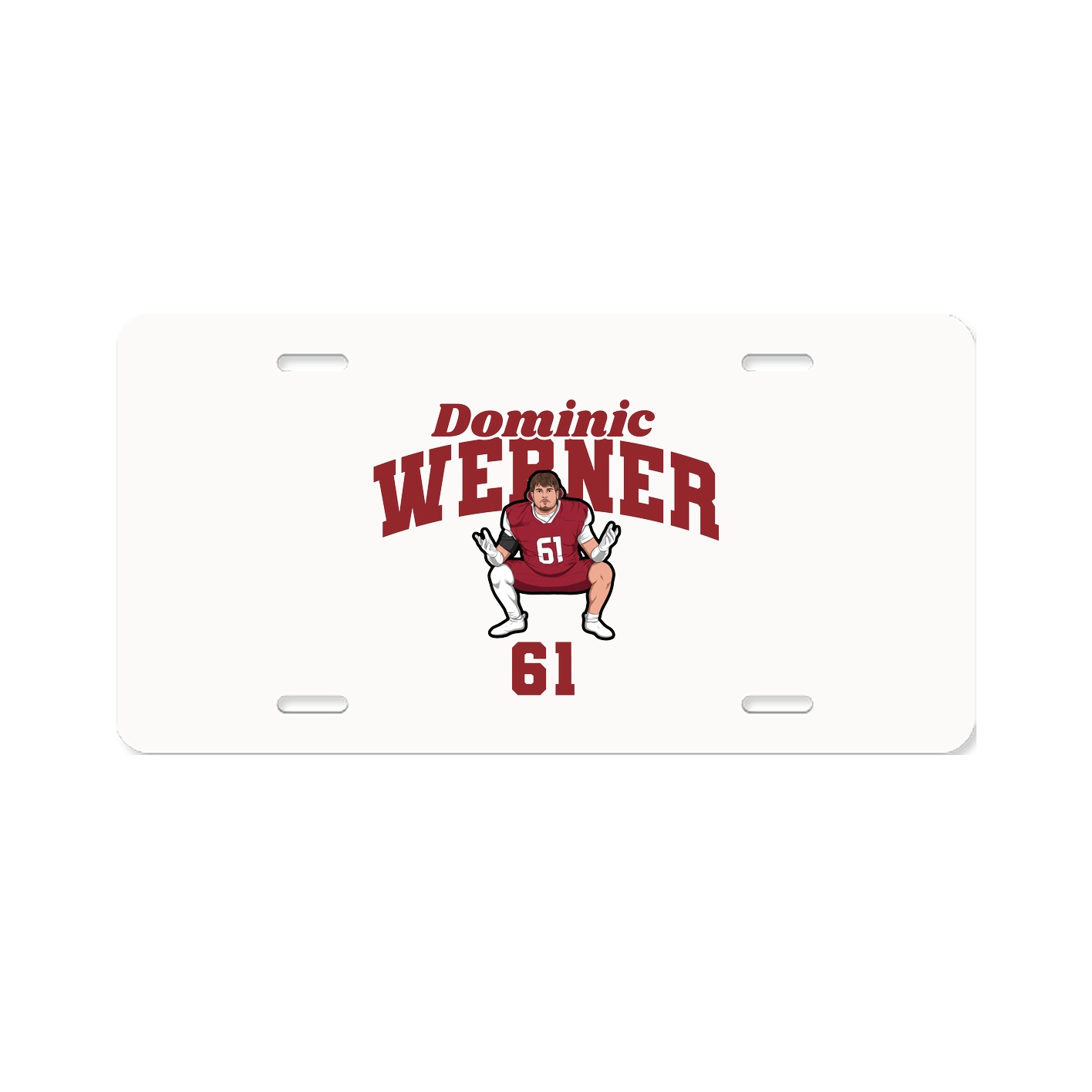 License Plate — Signature Arch in Classic