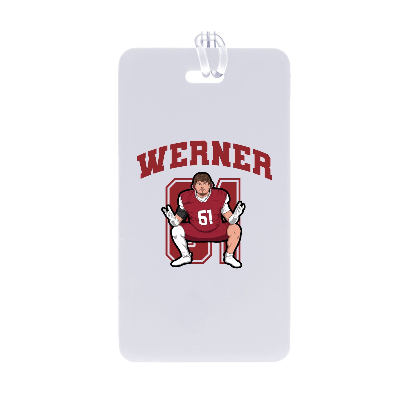 Bag Tag — Number in Classic