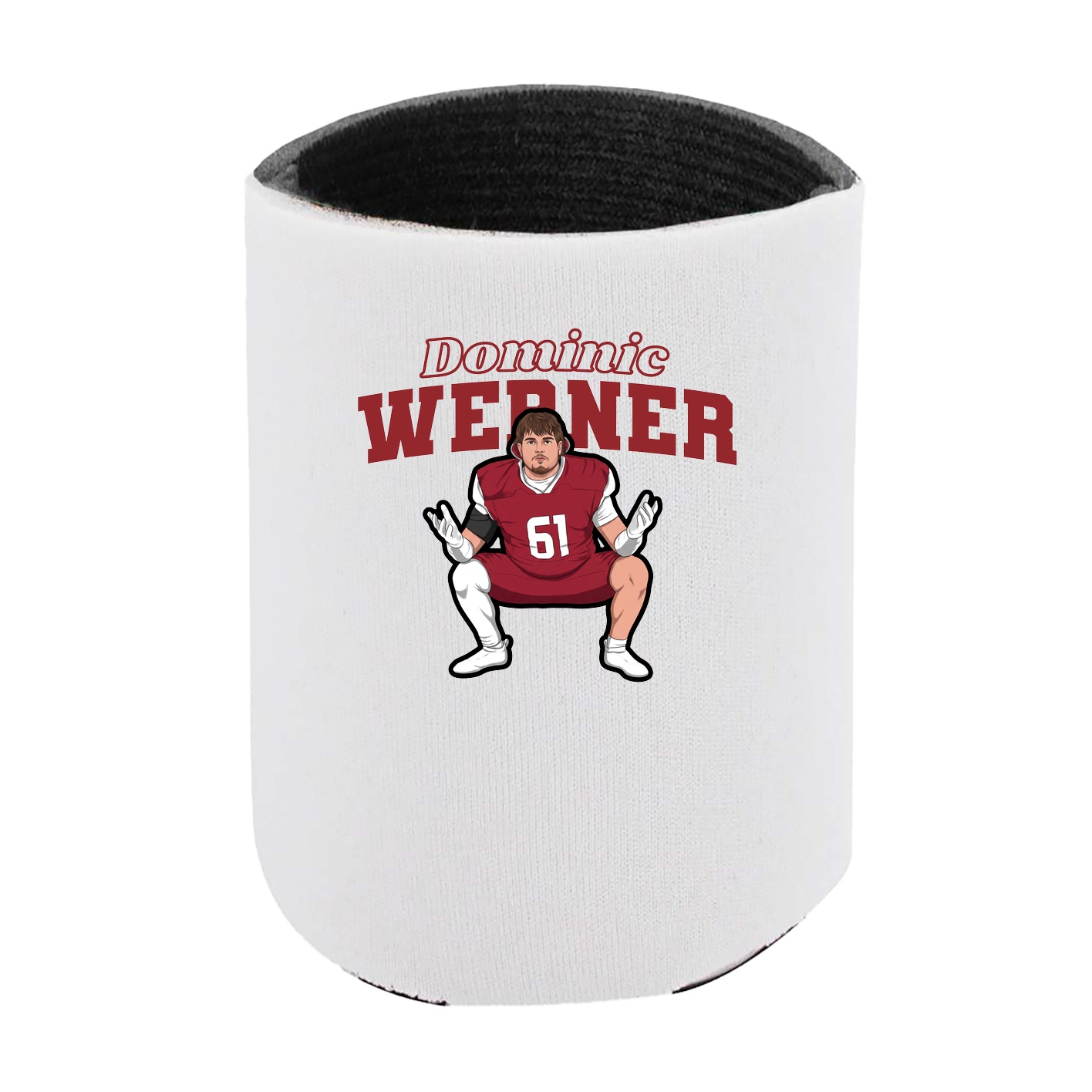 Can Holder — Name Arch in White