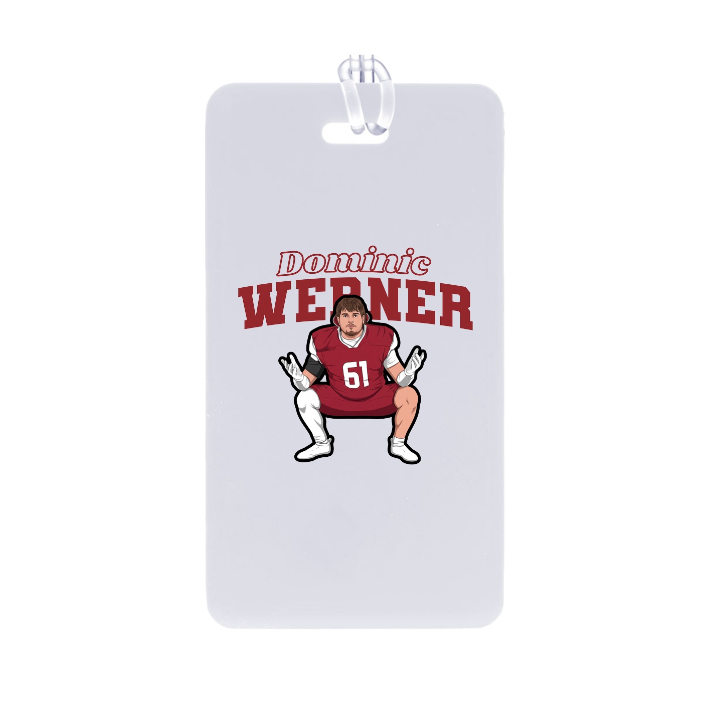 Bag Tag — Name Arch in Classic