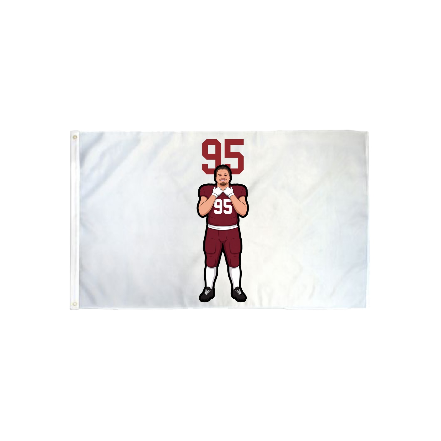 3x5 Flag — Number Top in Classic