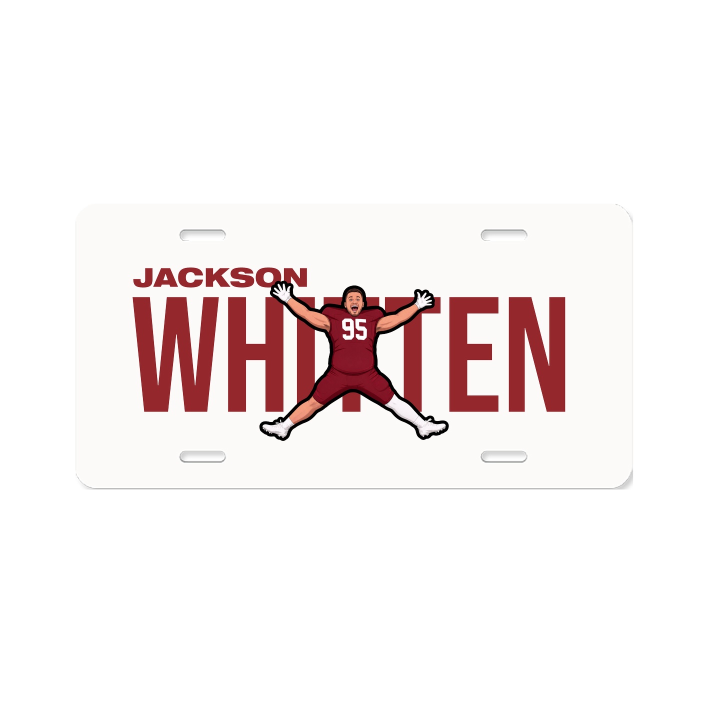 License Plate — Player Name in Classic