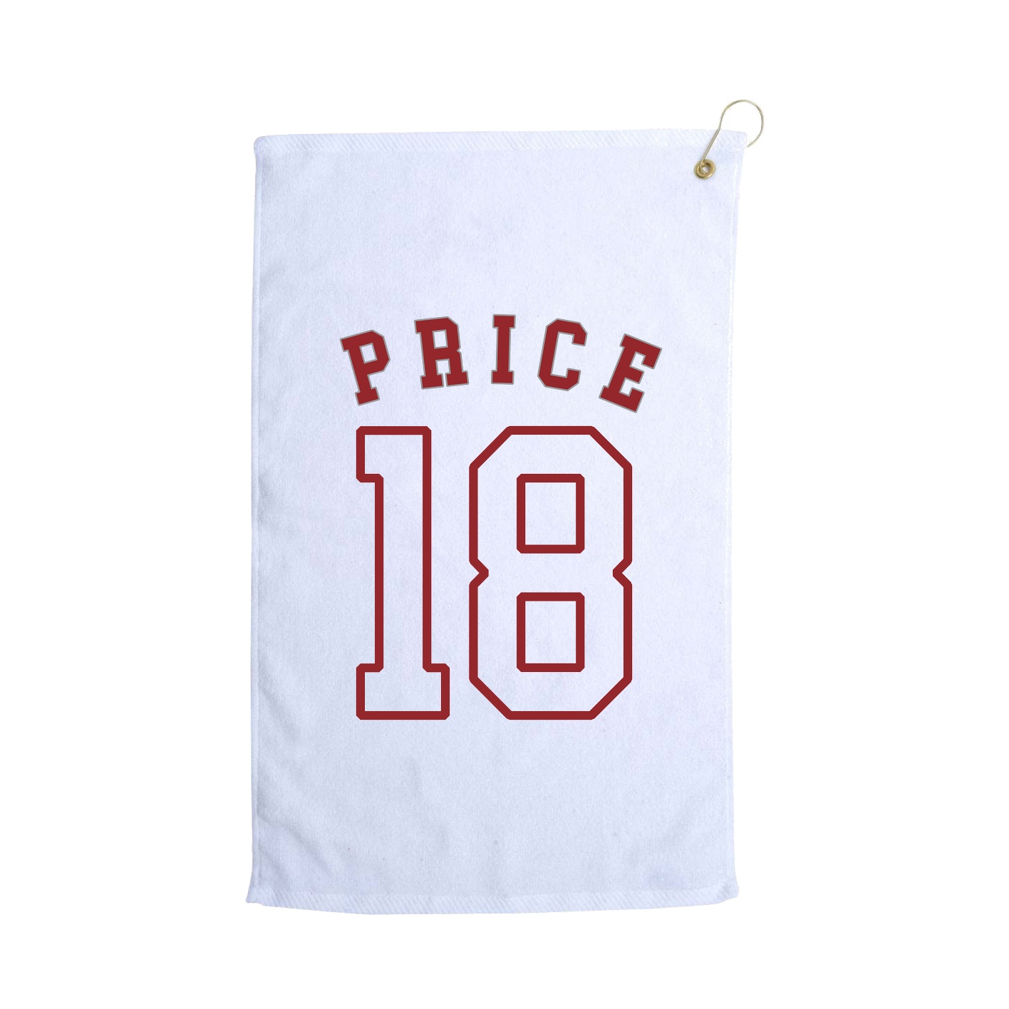Golf Towel — Shirsey Arch in White