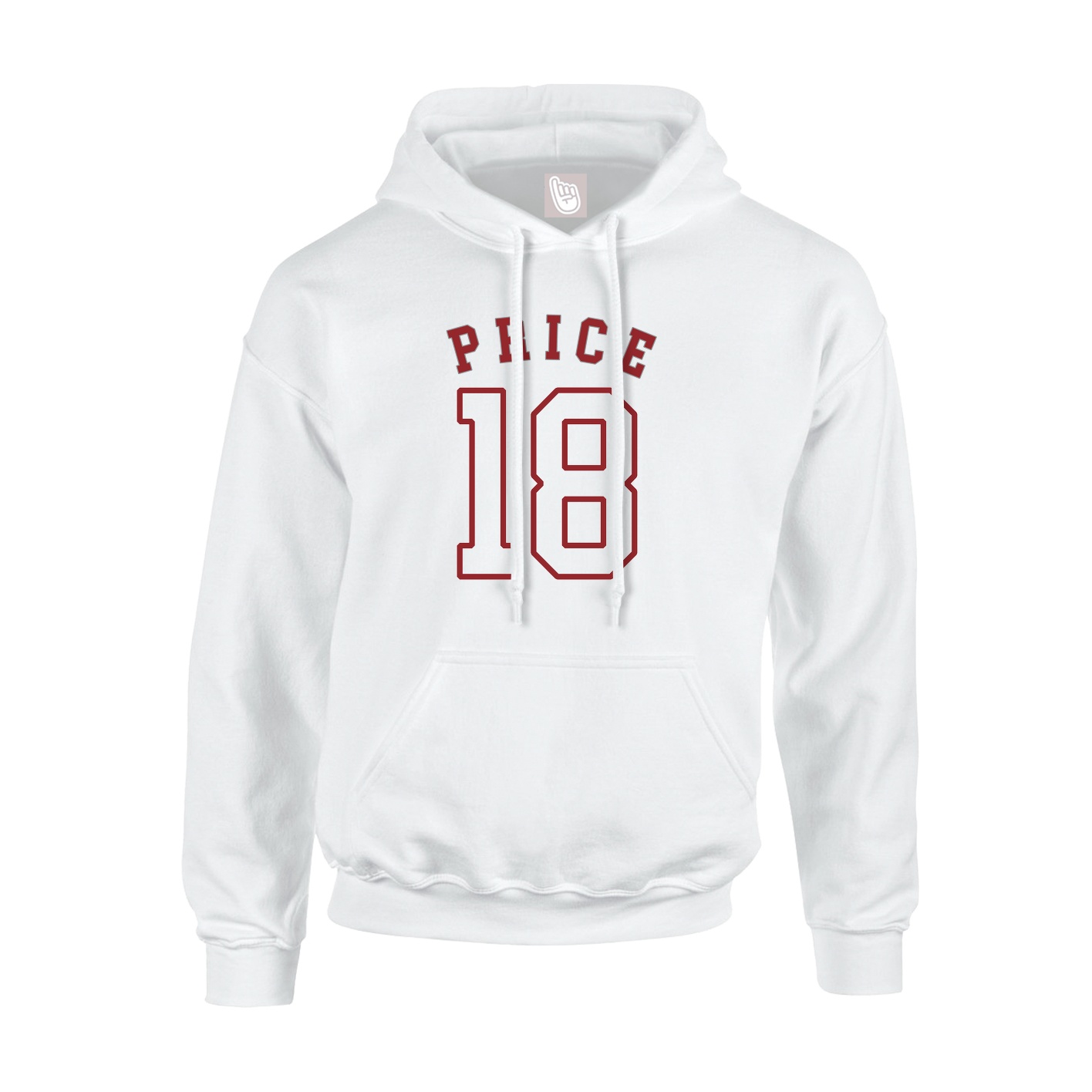 Hoodie — Shirsey Arch in White