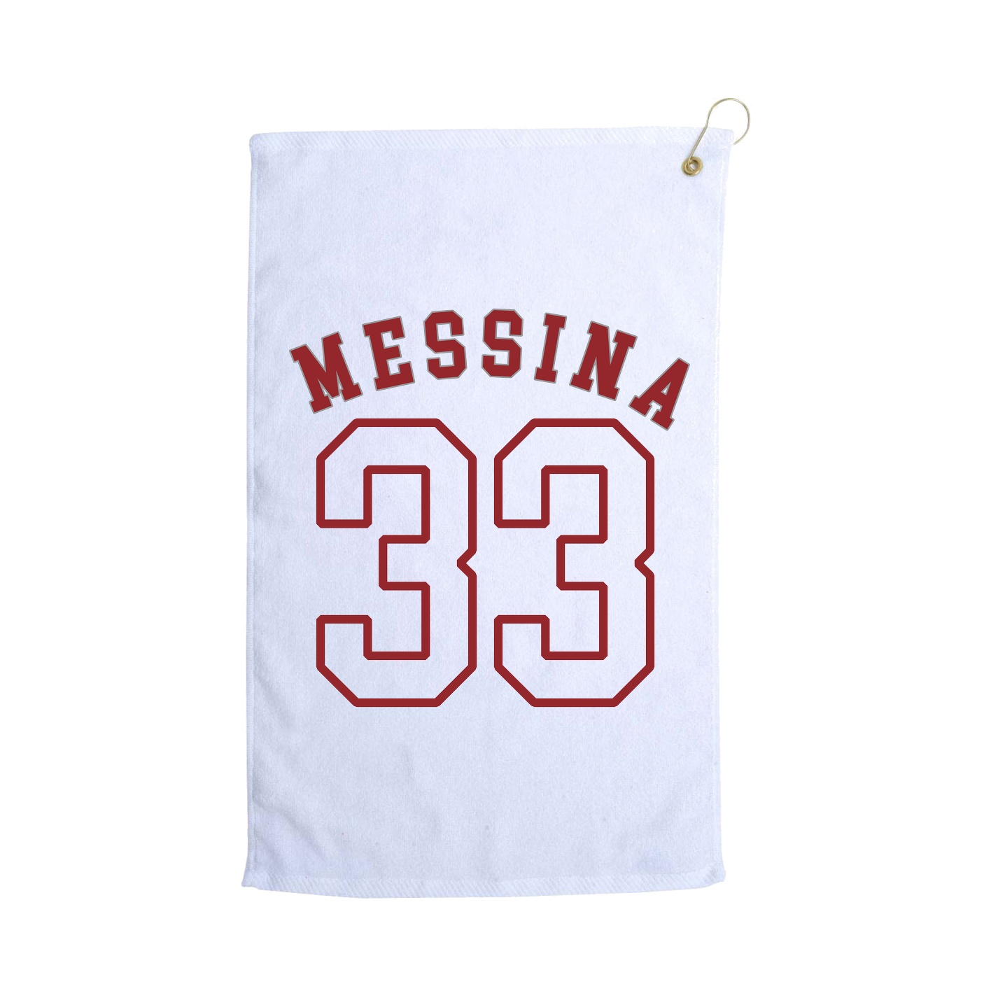Golf Towel — Shirsey Arch in White