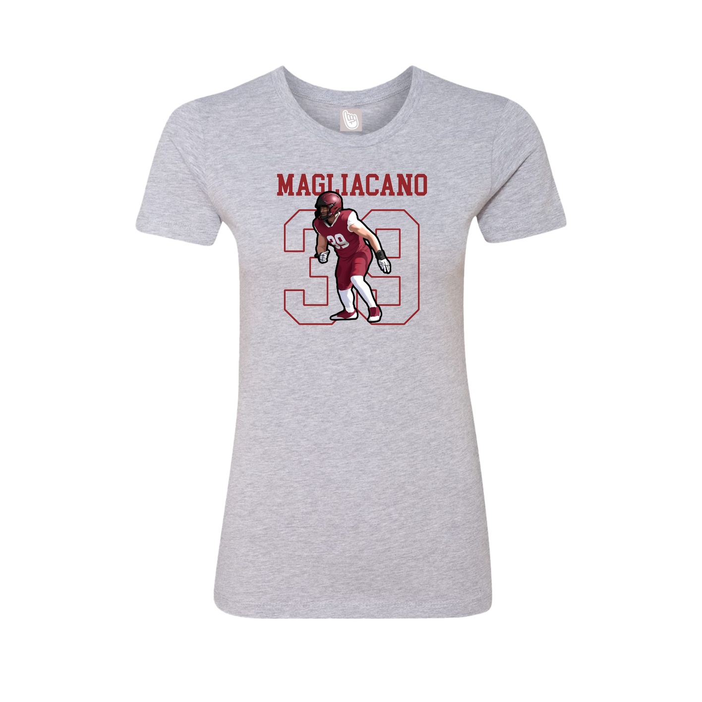 Fitted Women's Tee — Shirsey in Grey