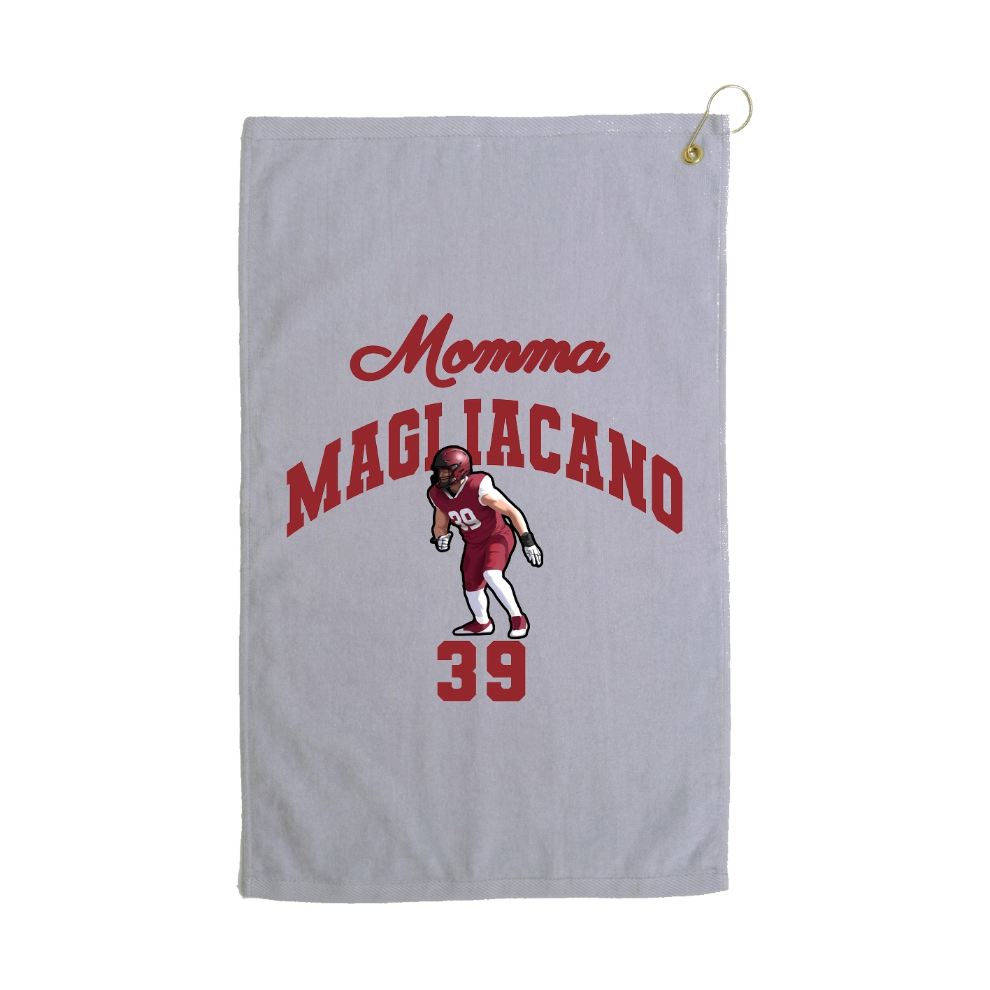 Golf Towel — Mothers Day Arch in Grey