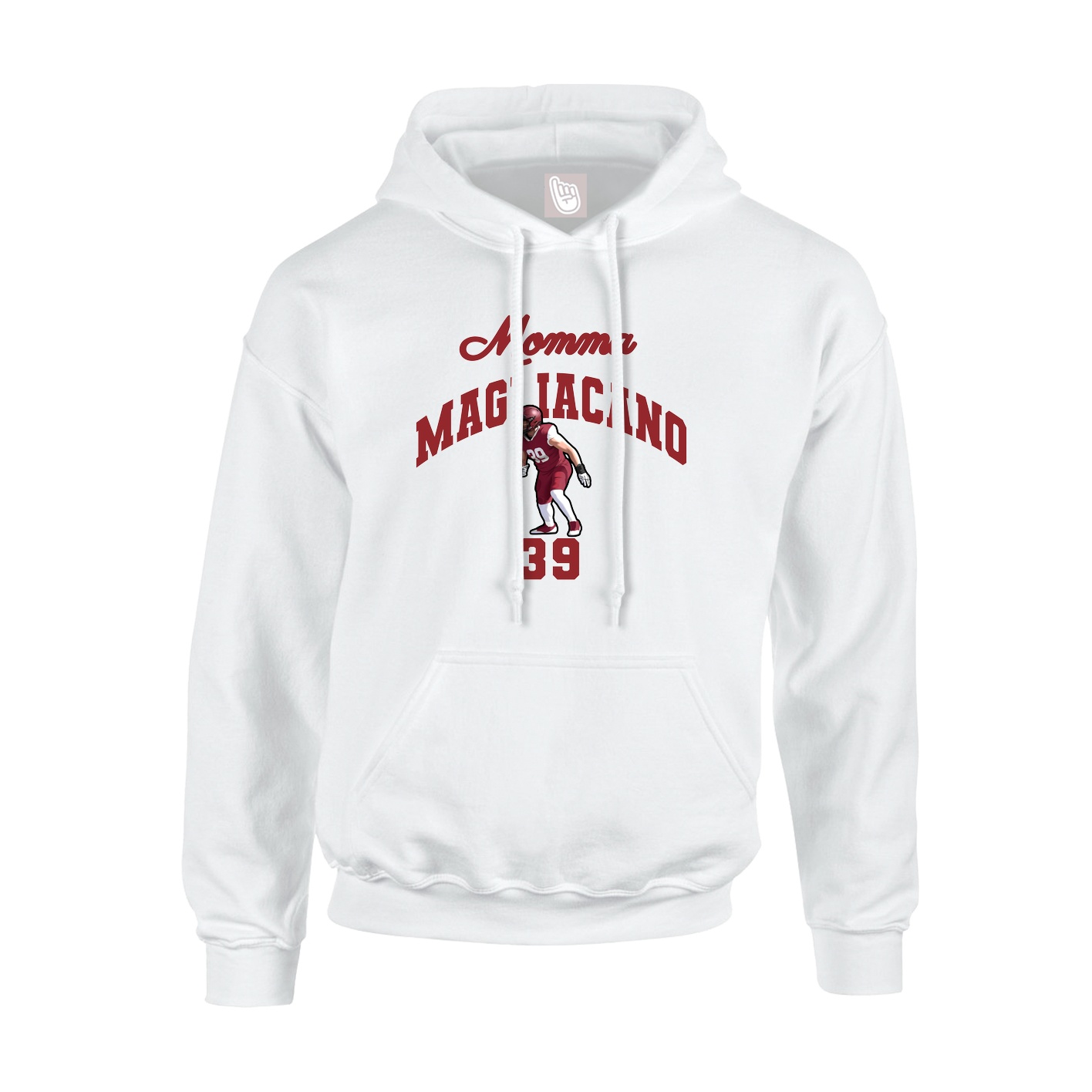 Youth Hoodie — Mothers Day Arch in White
