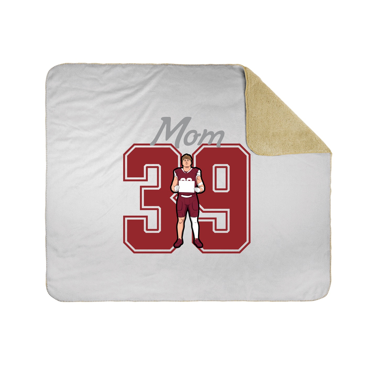 Throw Blanket — Mothers Day Shirsey in White