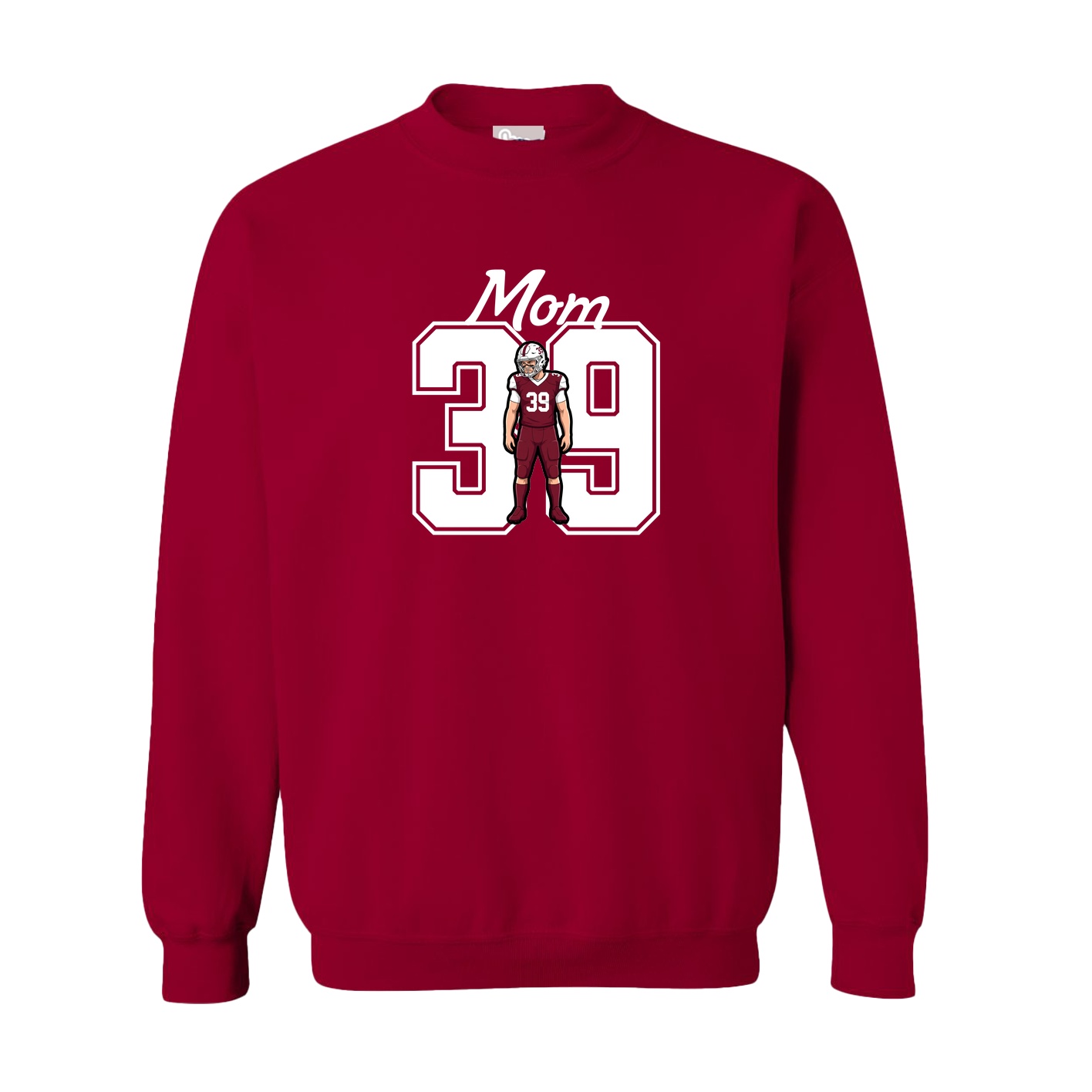 Fleece Crew — Mothers Day Shirsey in Cardinal