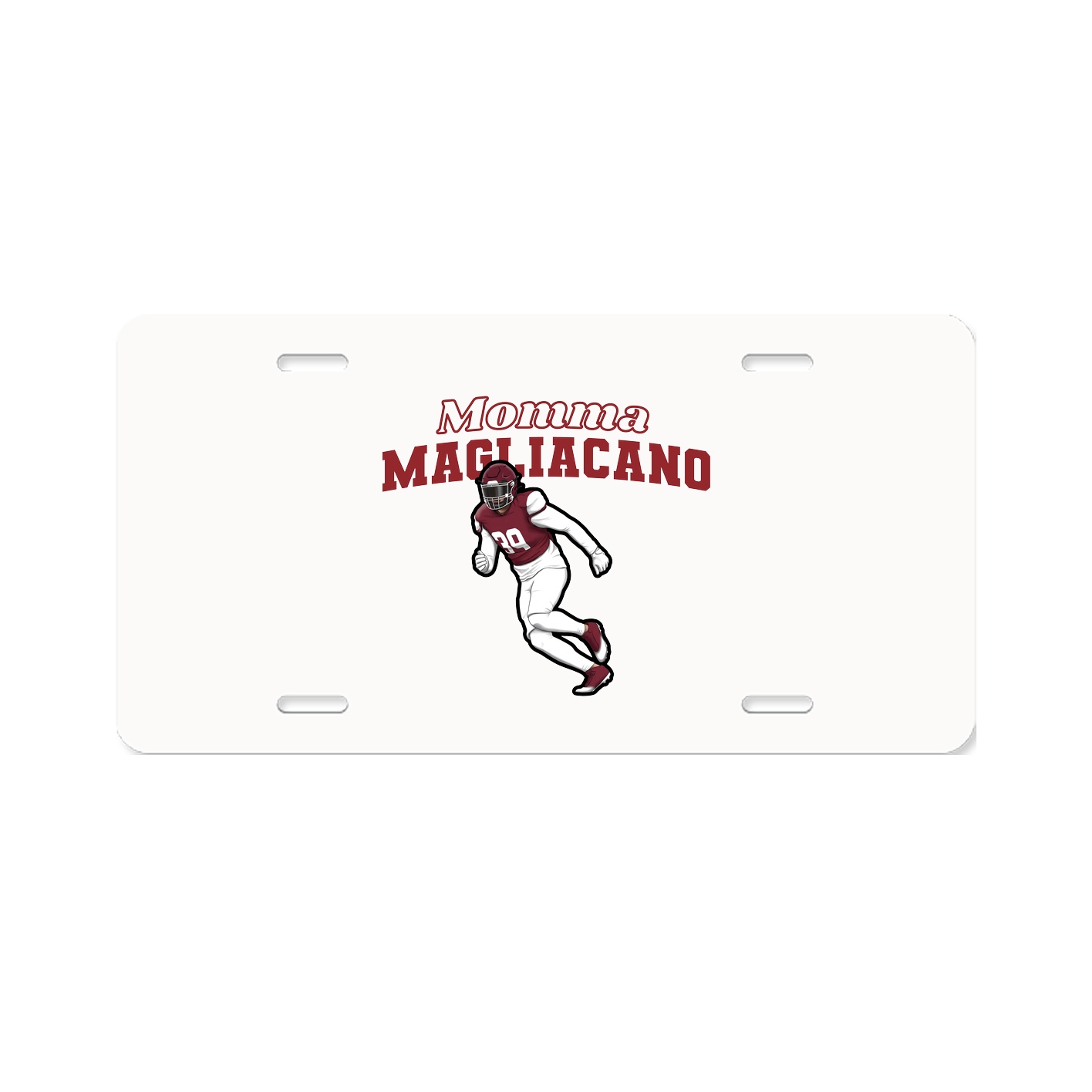 License Plate — Mothers Day Block in Classic