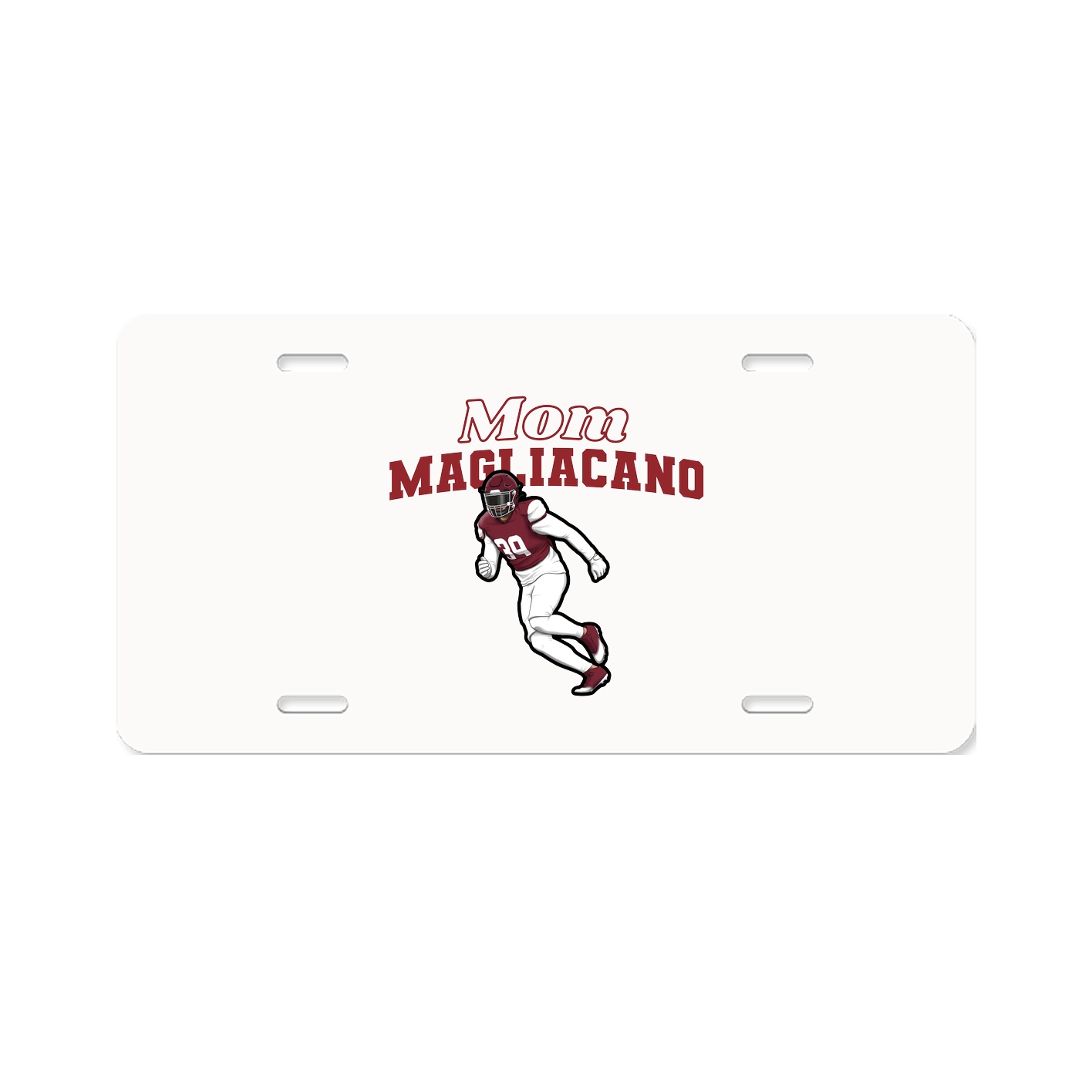 License Plate — Mothers Day Block in Classic