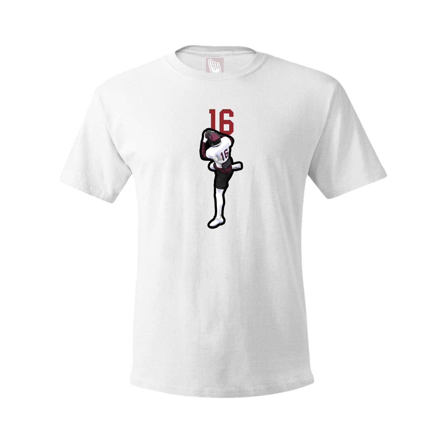 Tee — Number Top in White