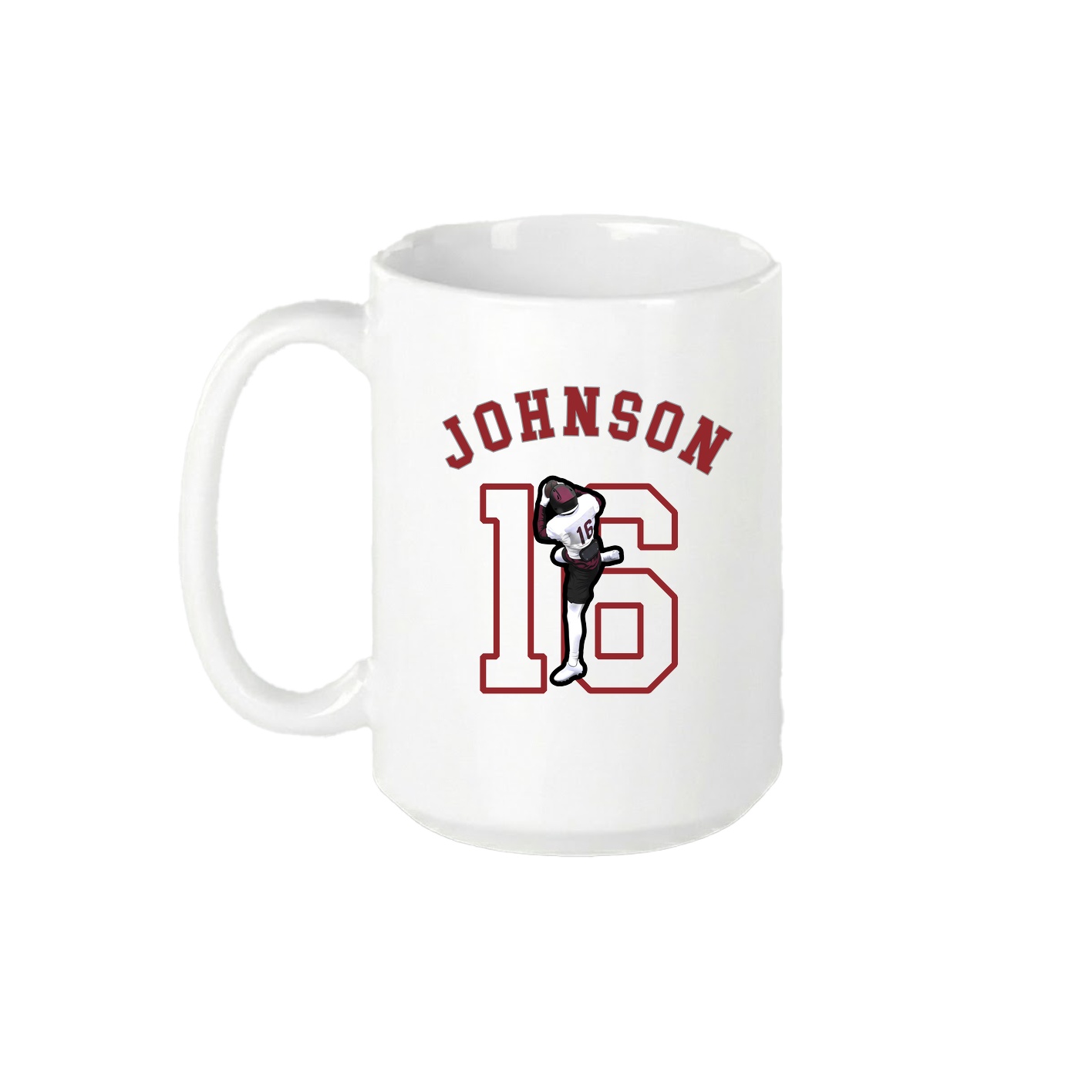 15oz Coffee Mug — Shirsey Arch in White