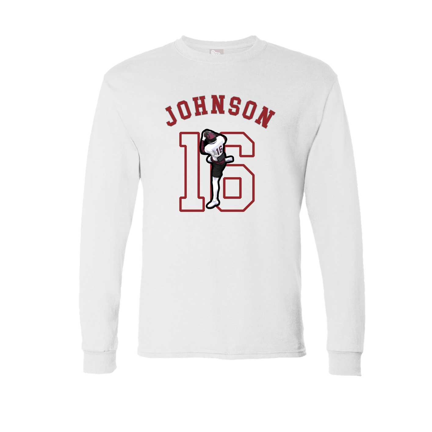 Long Sleeve Tee — Shirsey Arch in White