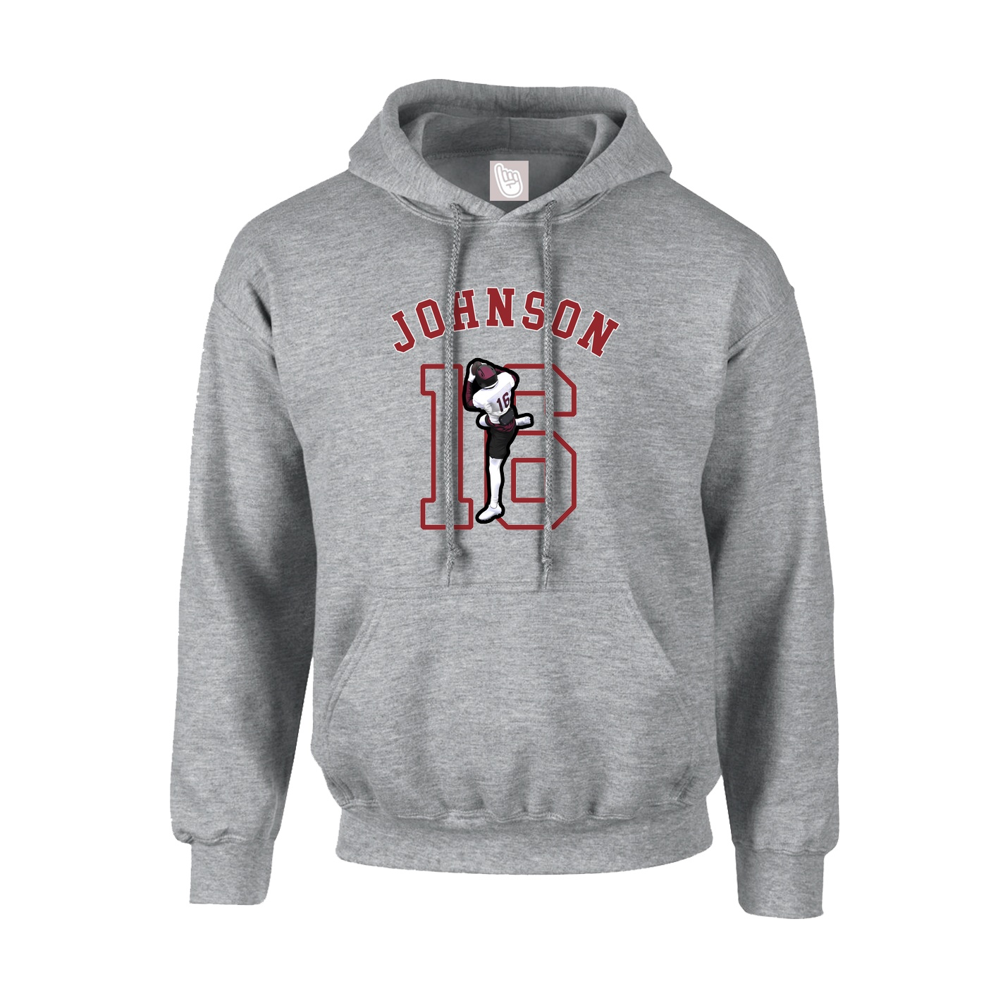 Youth Hoodie — Shirsey Arch in Grey