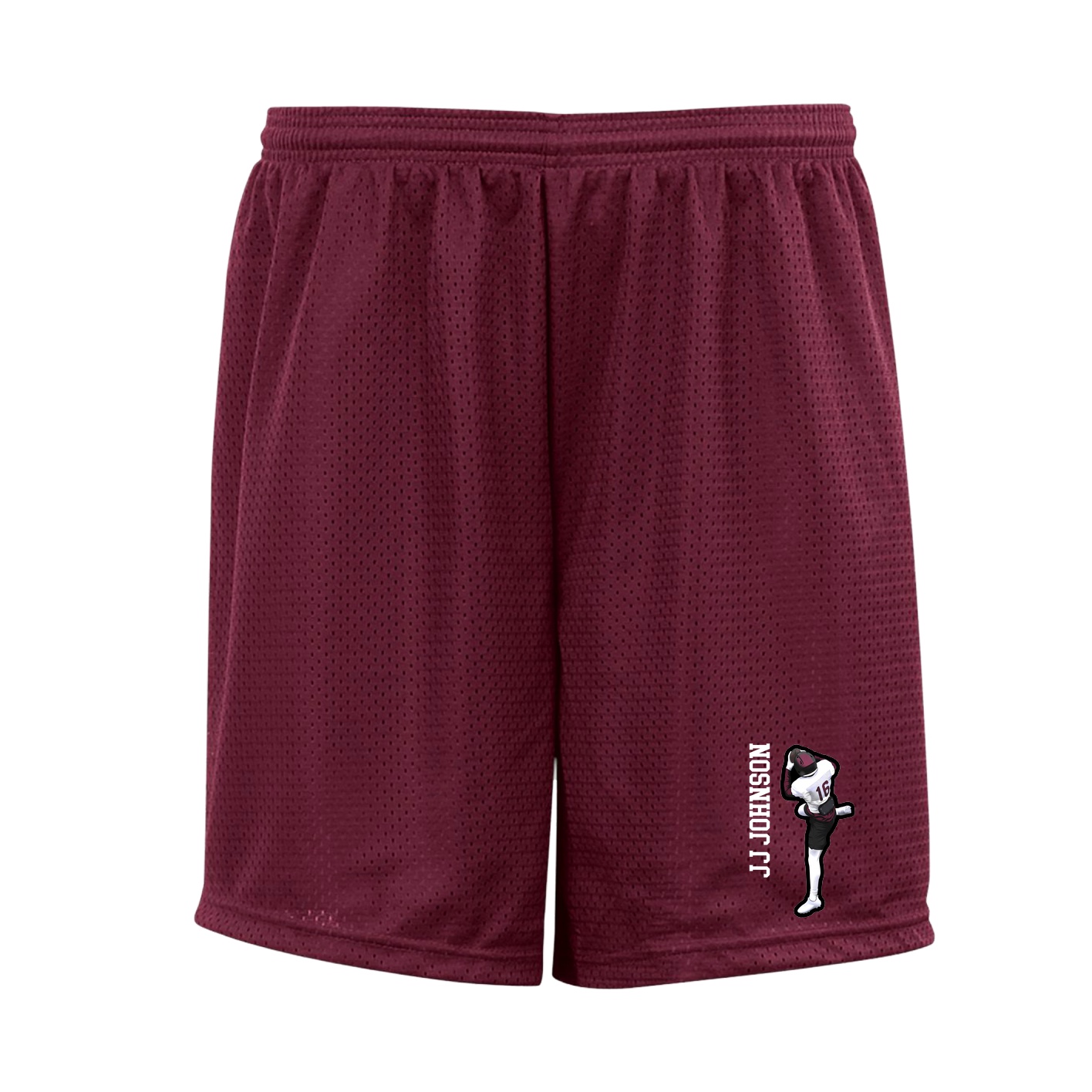 Shorts — Name Vertical in Cardinal