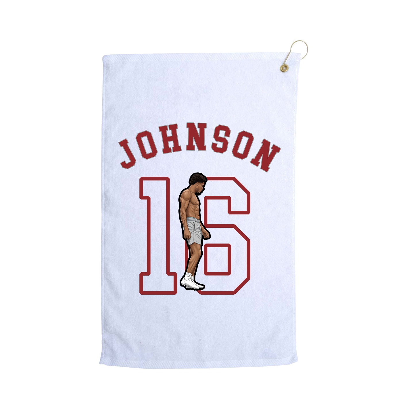 Golf Towel — Shirsey Arch in White