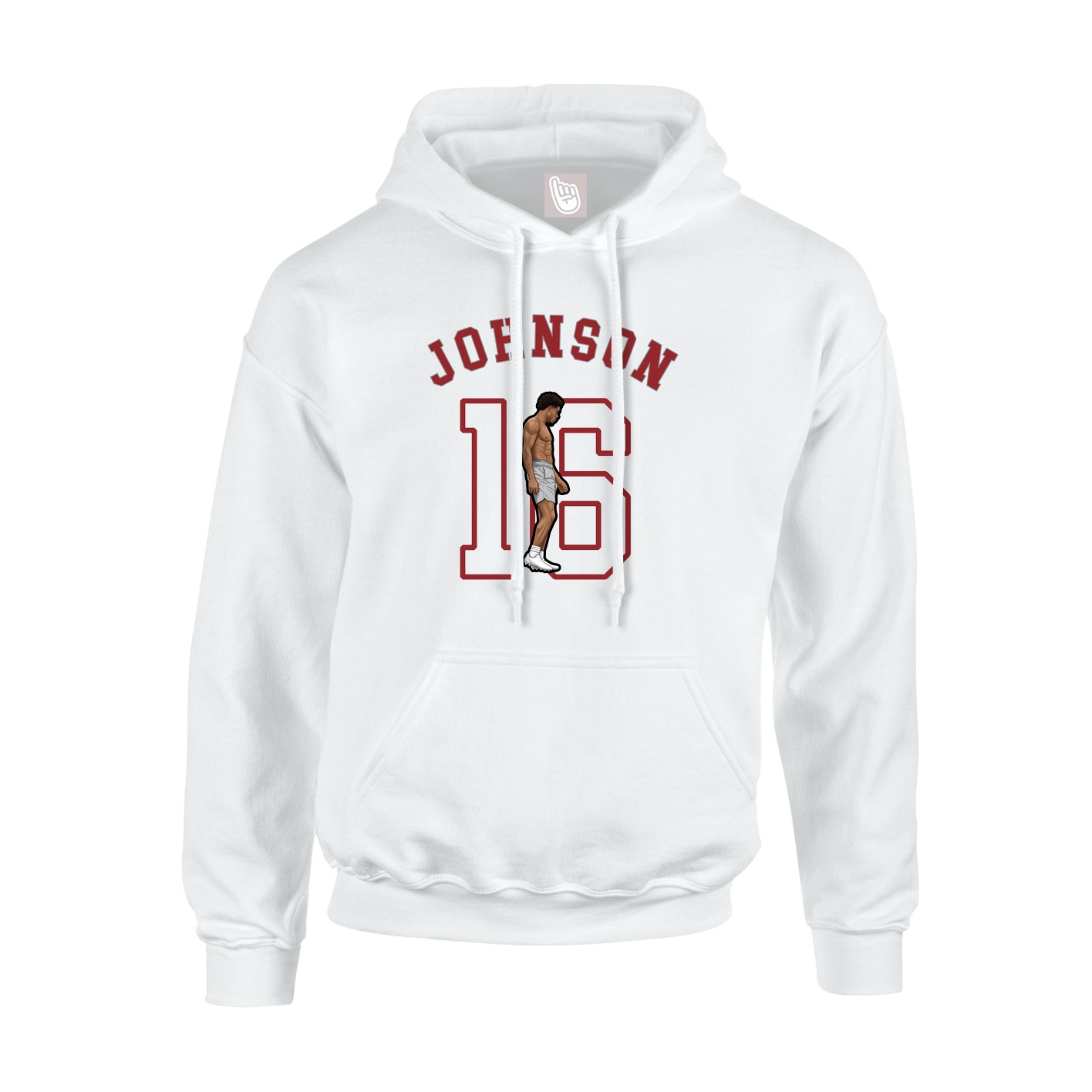 Hoodie — Shirsey Arch in White