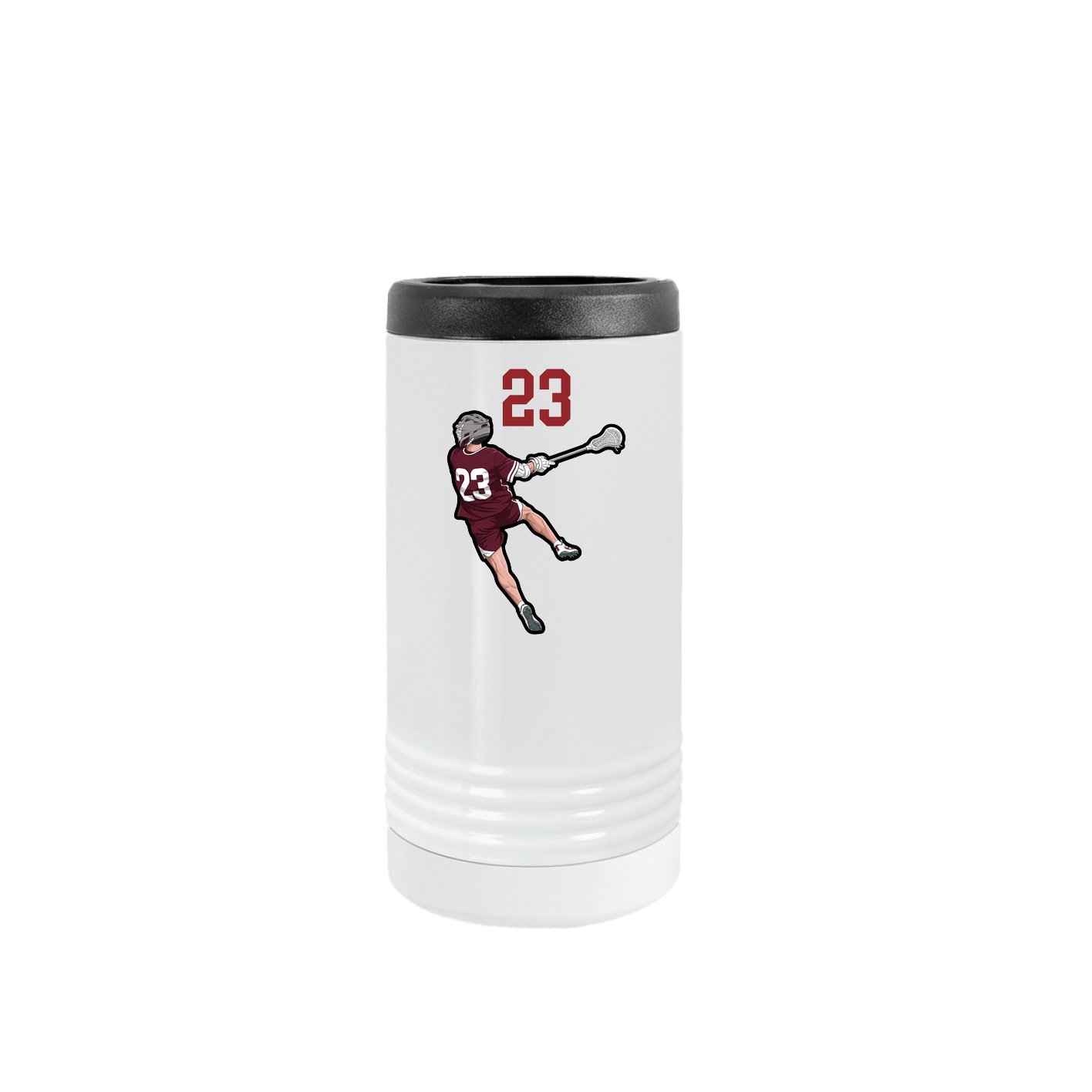 Slim Beverage Holder — Number Top in White