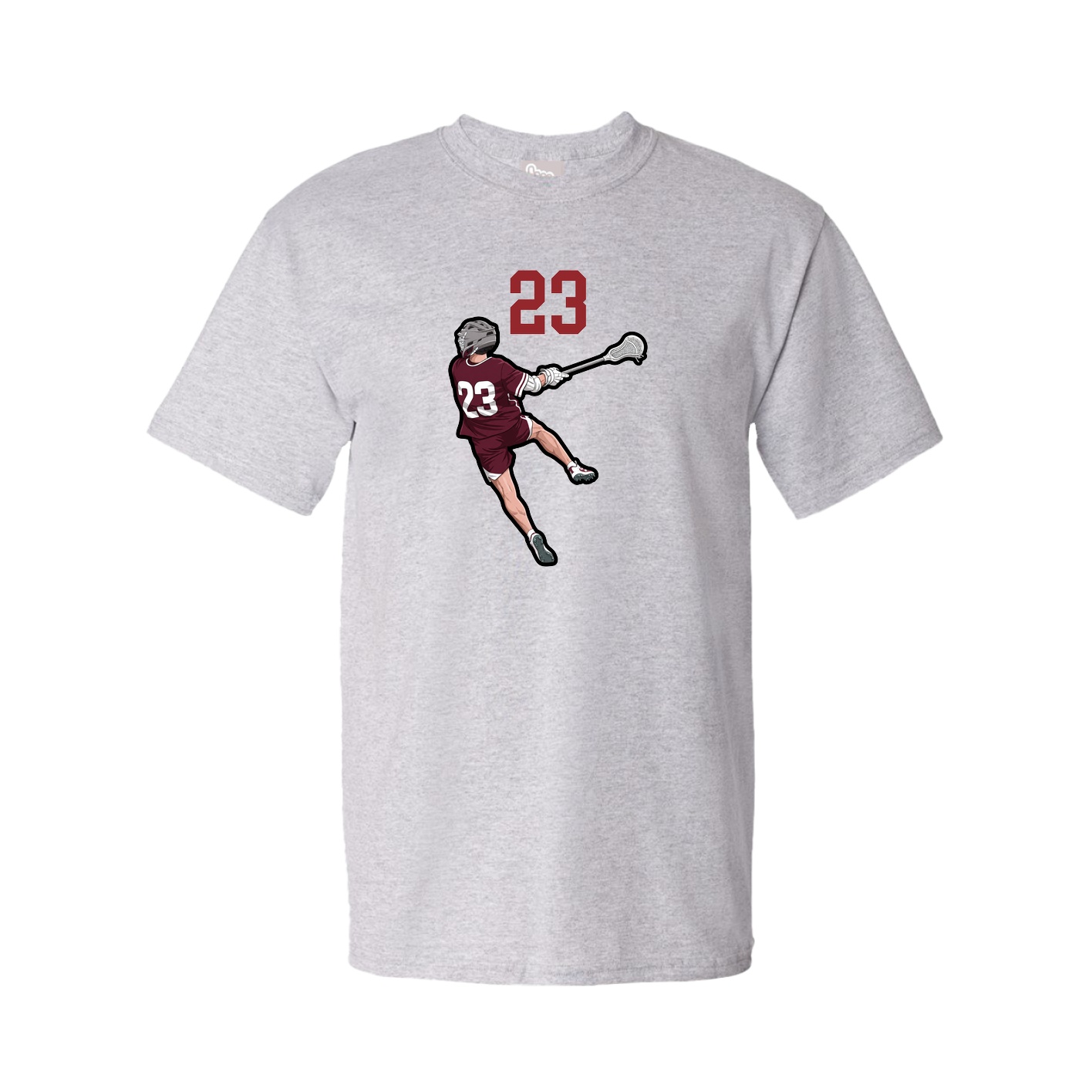 Tee — Number Top in Grey