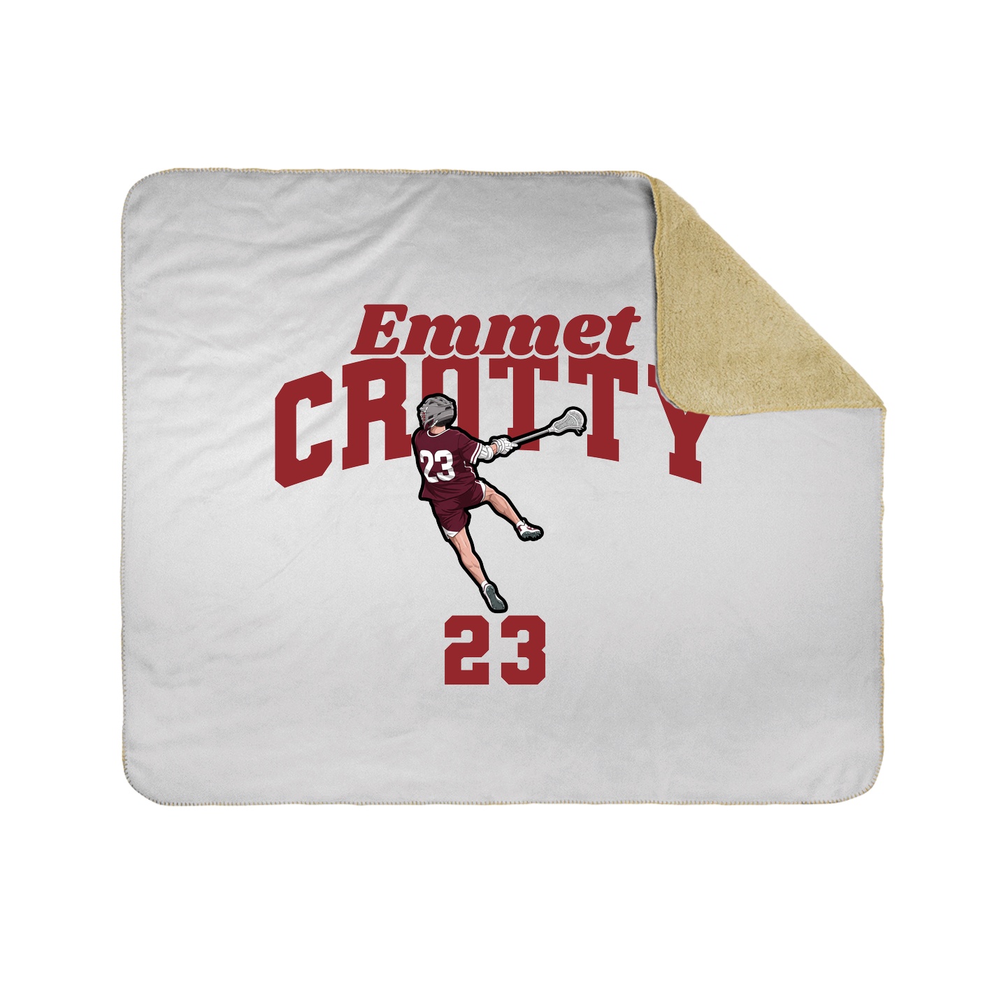 Throw Blanket — Signature Arch in White