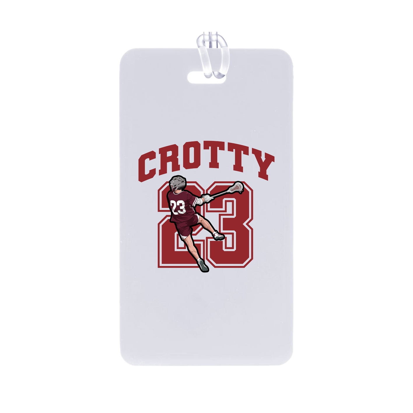 Bag Tag — Number in Classic