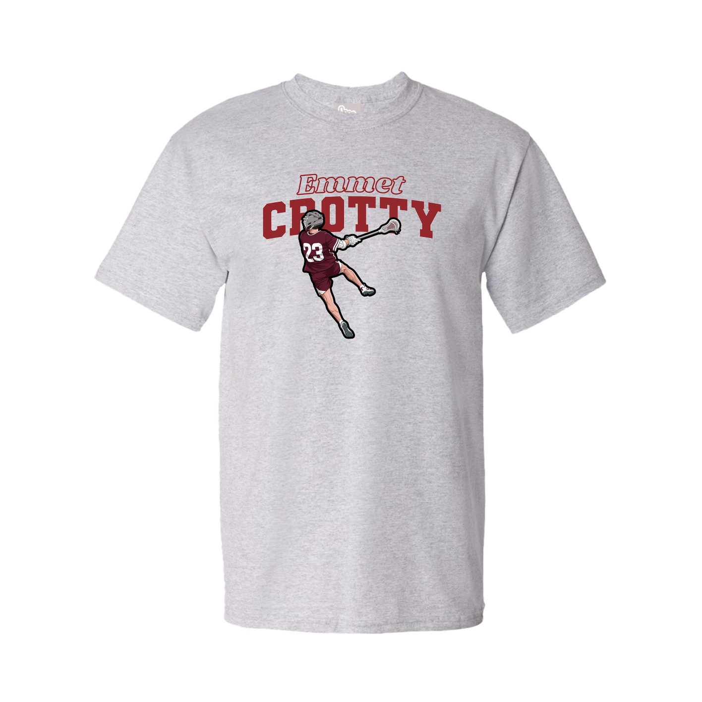 Tee — Name Arch in Grey