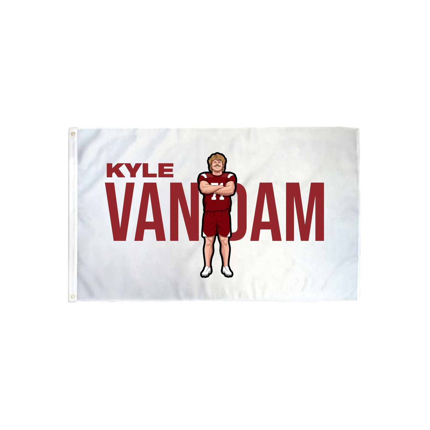 3x5 Flag — Player Name in Classic