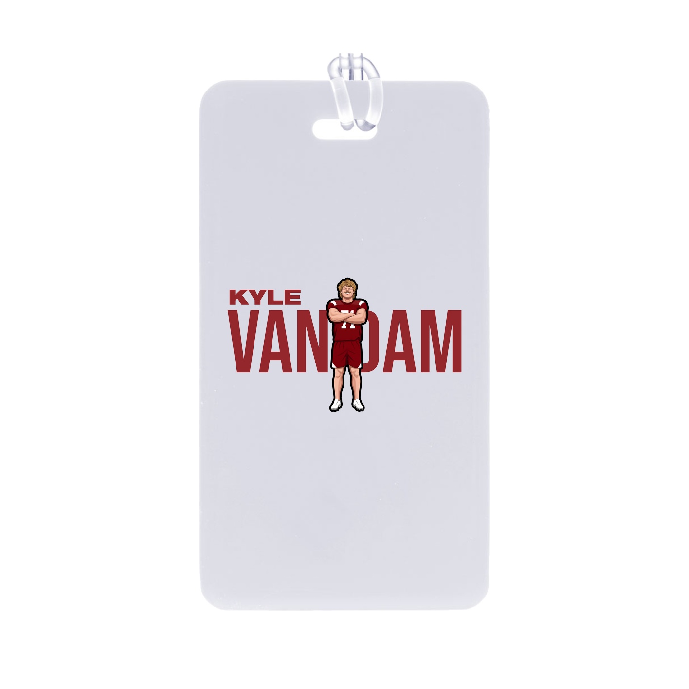 Bag Tag — Player Name in Classic