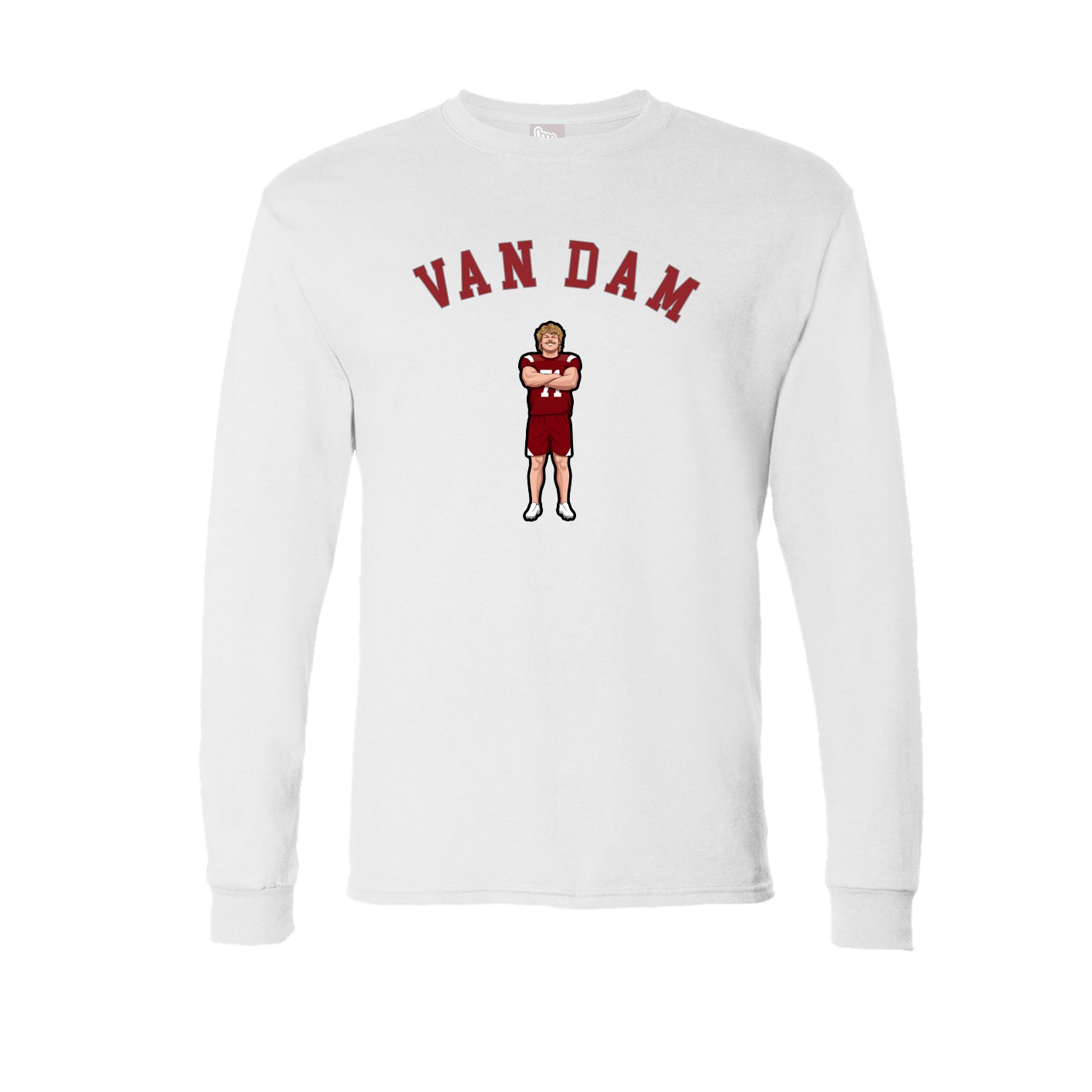 Long Sleeve Tee — Shirsey Arch in White
