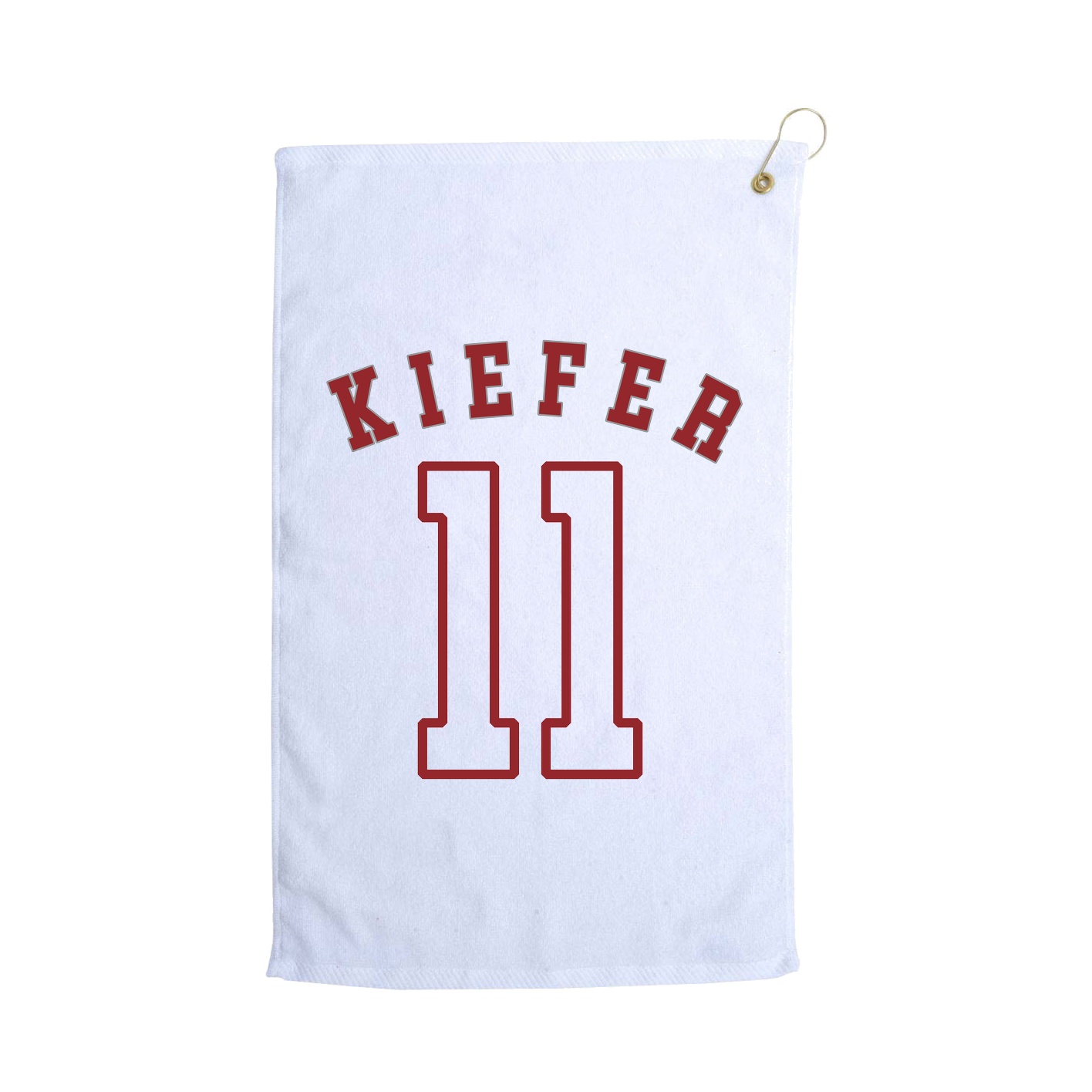 Golf Towel — Shirsey Arch in White