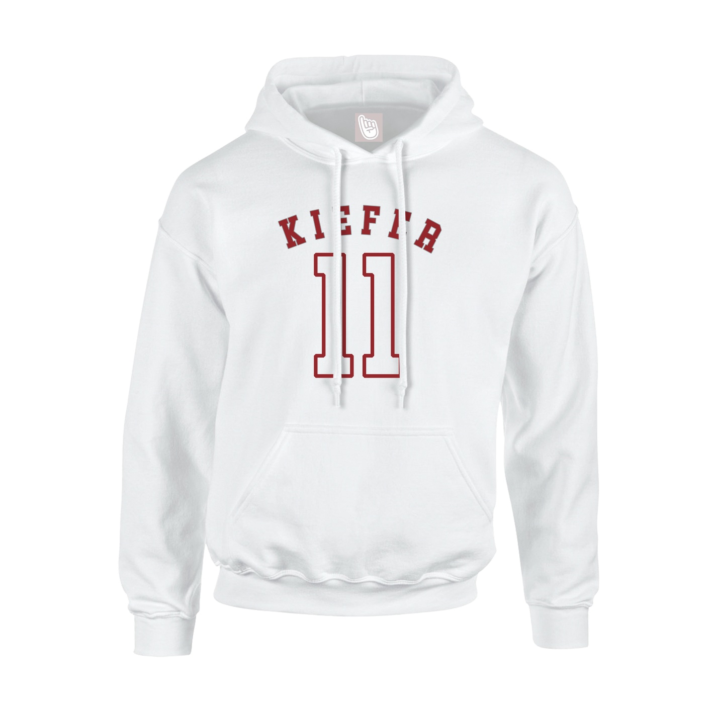 Youth Hoodie — Shirsey Arch in White