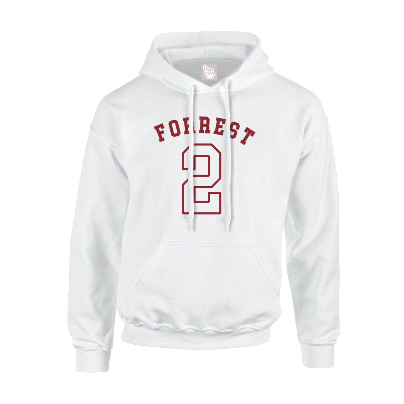 Youth Hoodie — Shirsey Arch in White