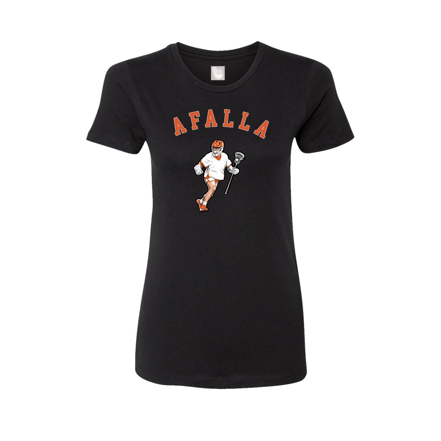 Fitted Women's Tee — Shirsey Arch in Black